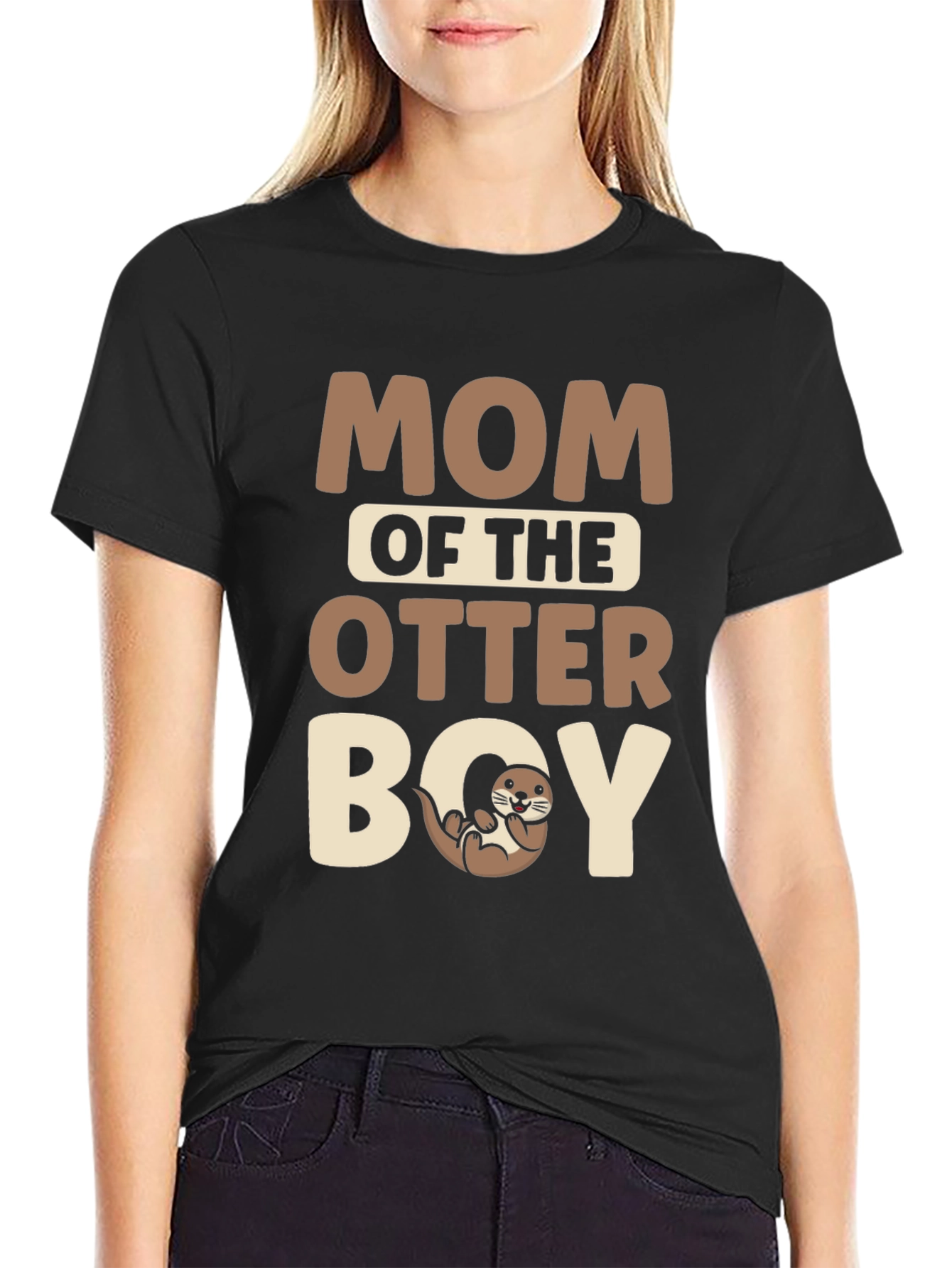 Mom of the Otter Boy T-Shirt