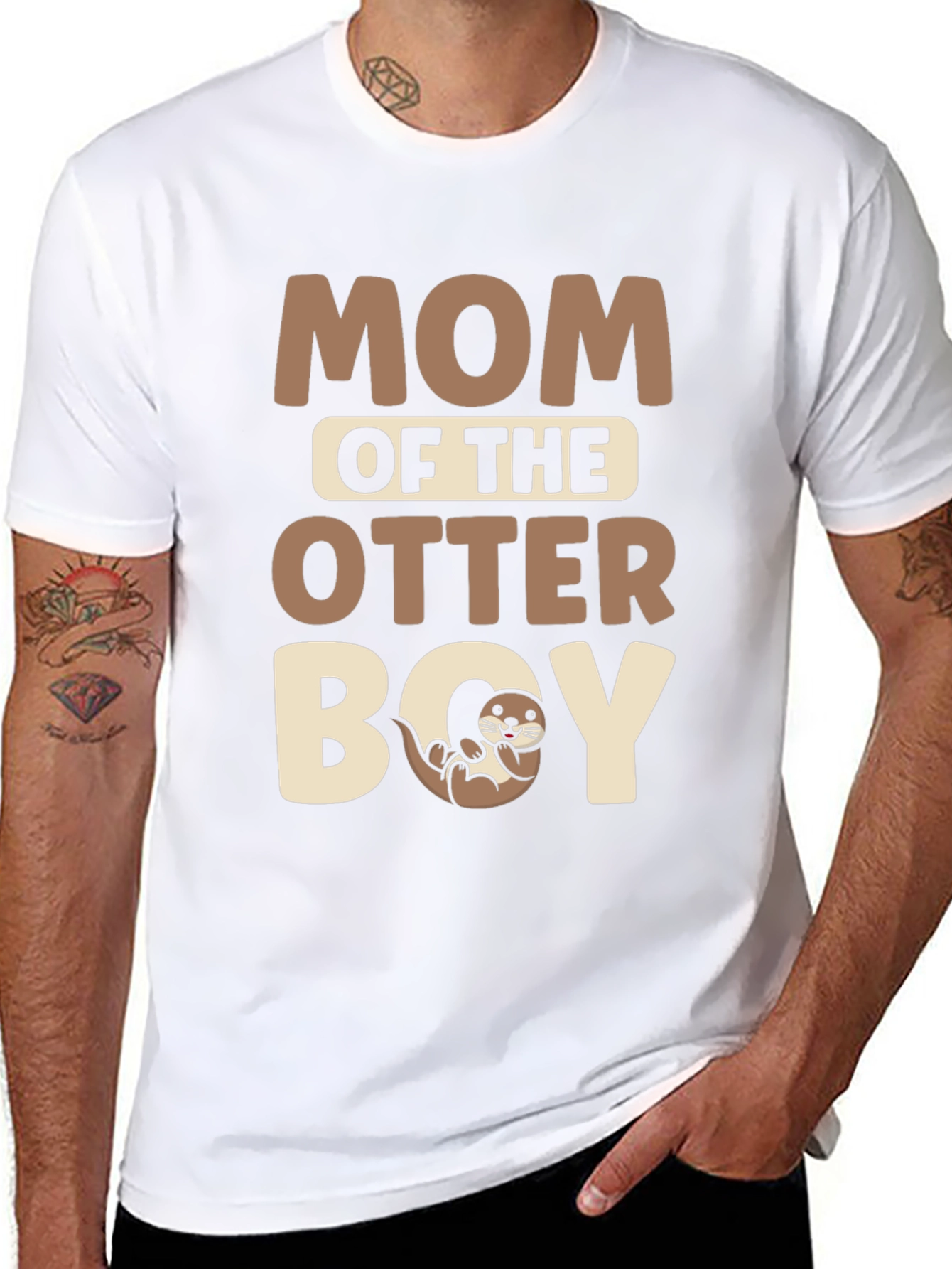 Mom of the Otter Boy T-Shirt