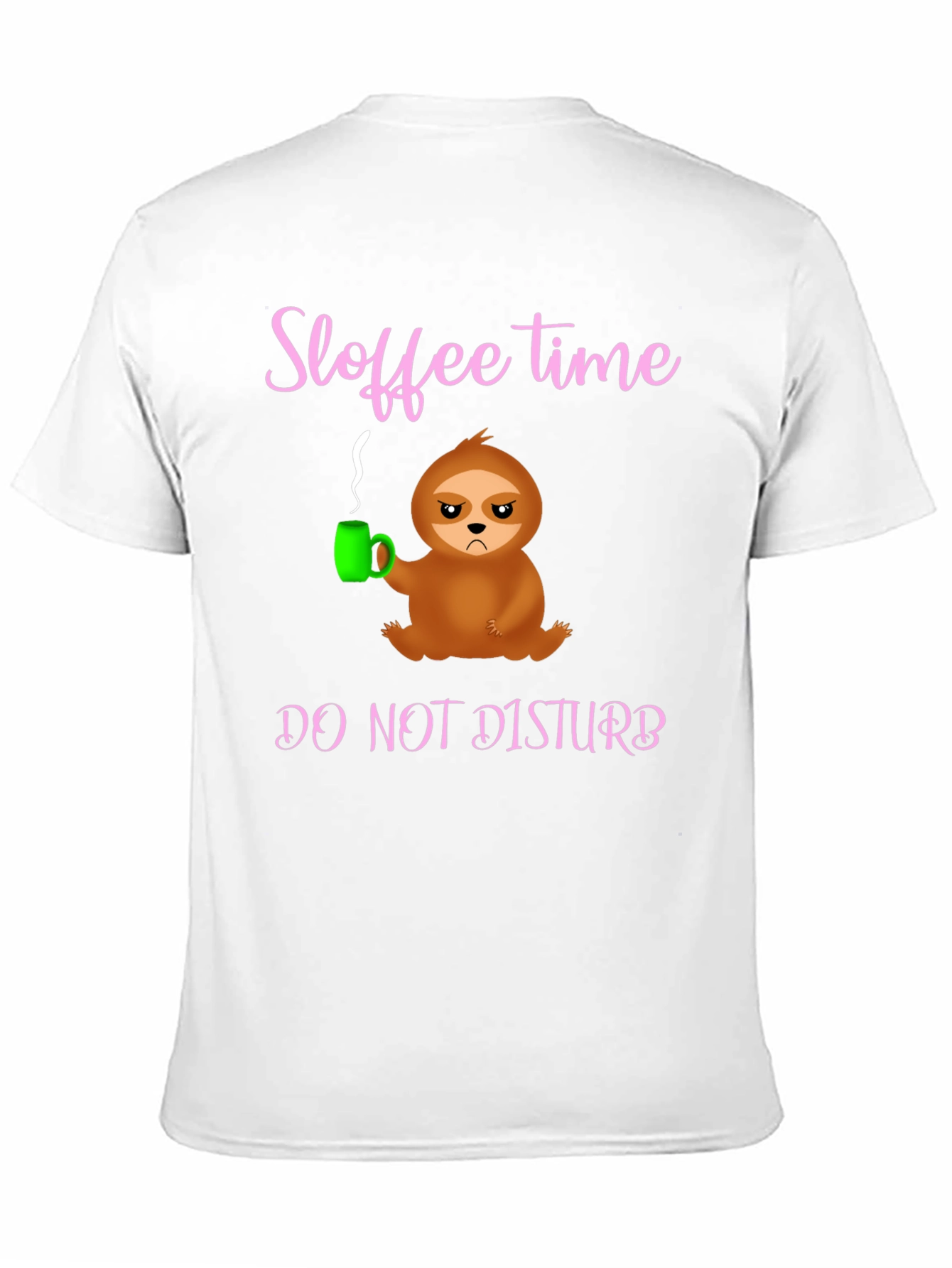 Sloffee Time Sloth Graphic T-Shirt