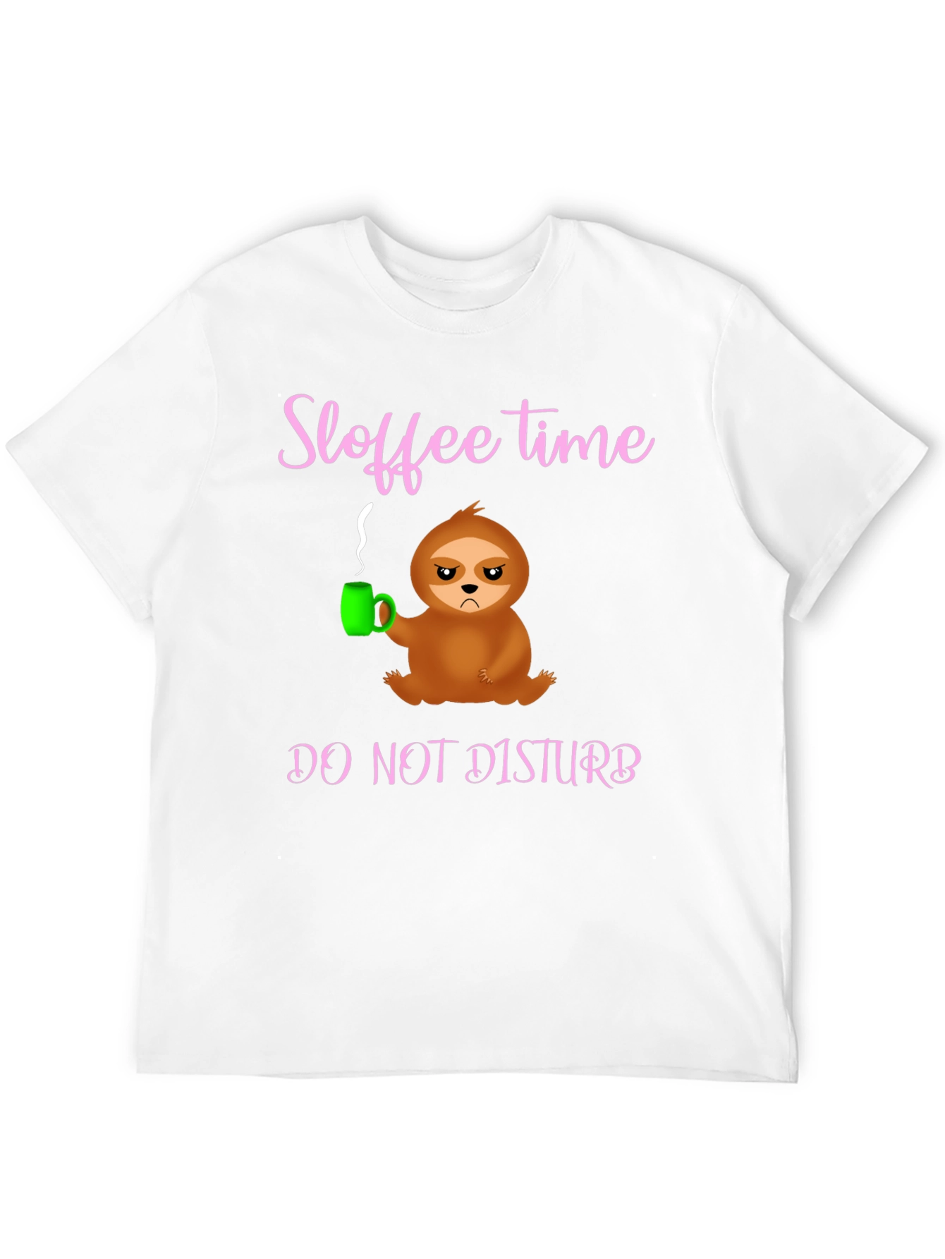 Sloffee Time Sloth Graphic T-Shirt