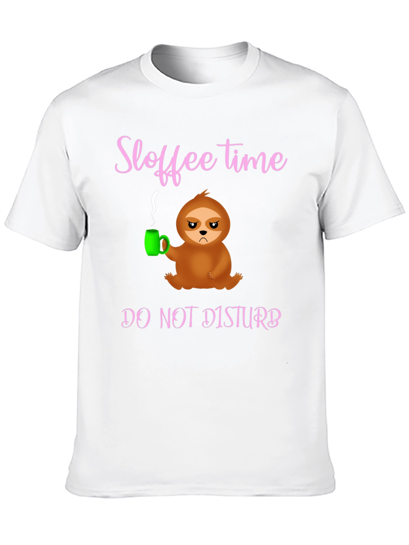 Sloffee Time Sloth Graphic T-Shirt