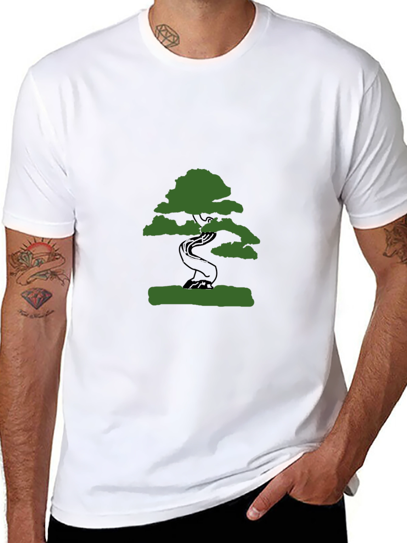 Bonsai Tree Graphic T-Shirt - Stylish and Unique