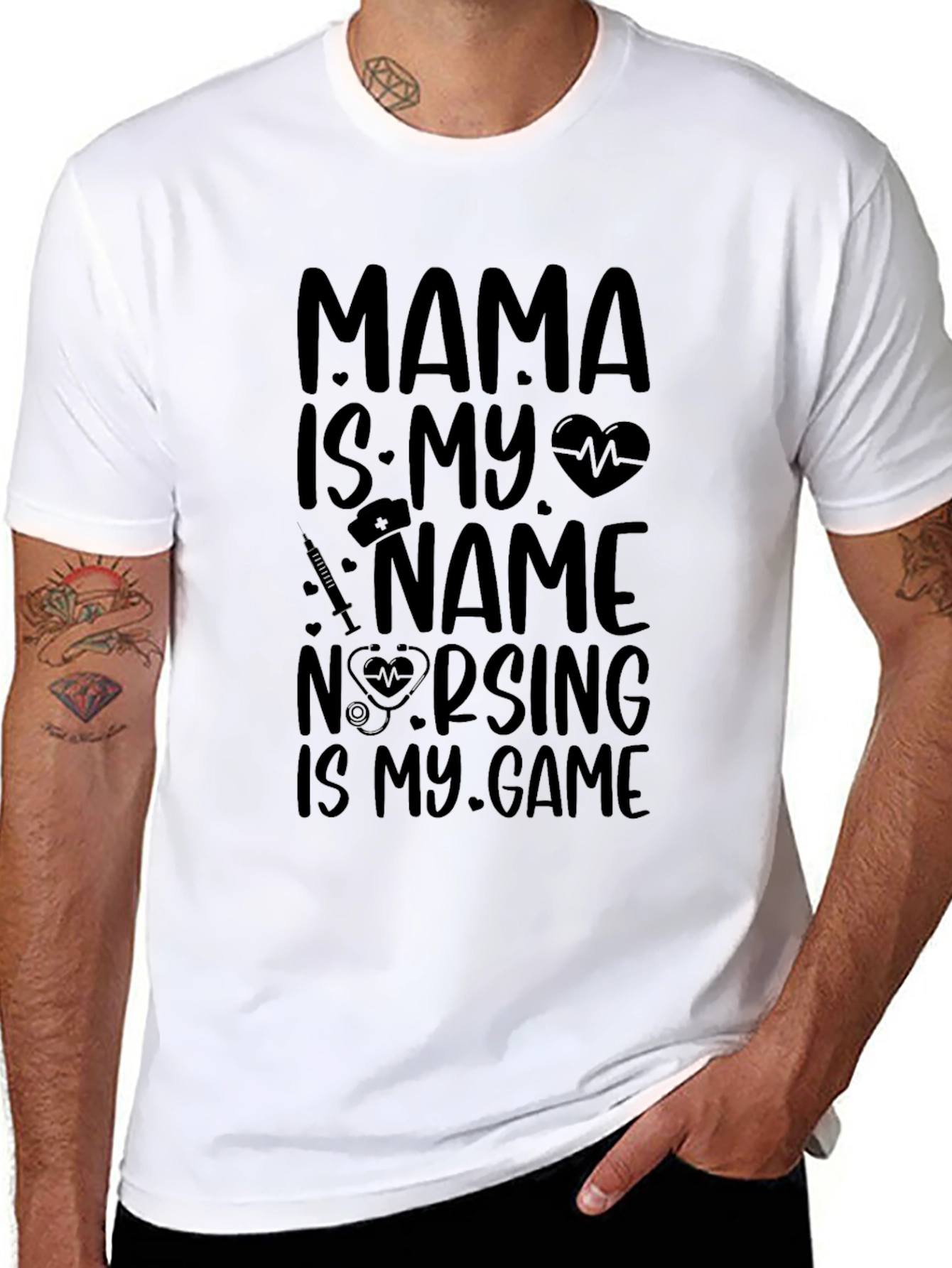 Mama Nursing Game T-Shirt