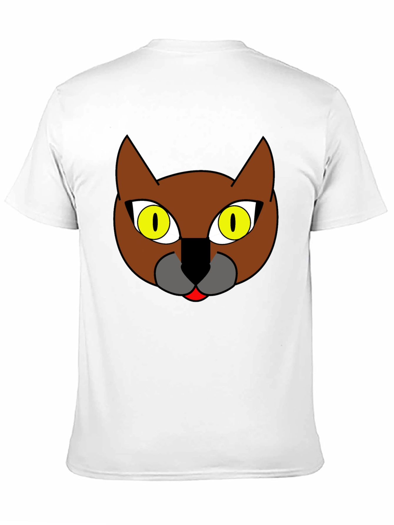 Cool Cat Graphic Print Black T-Shirt