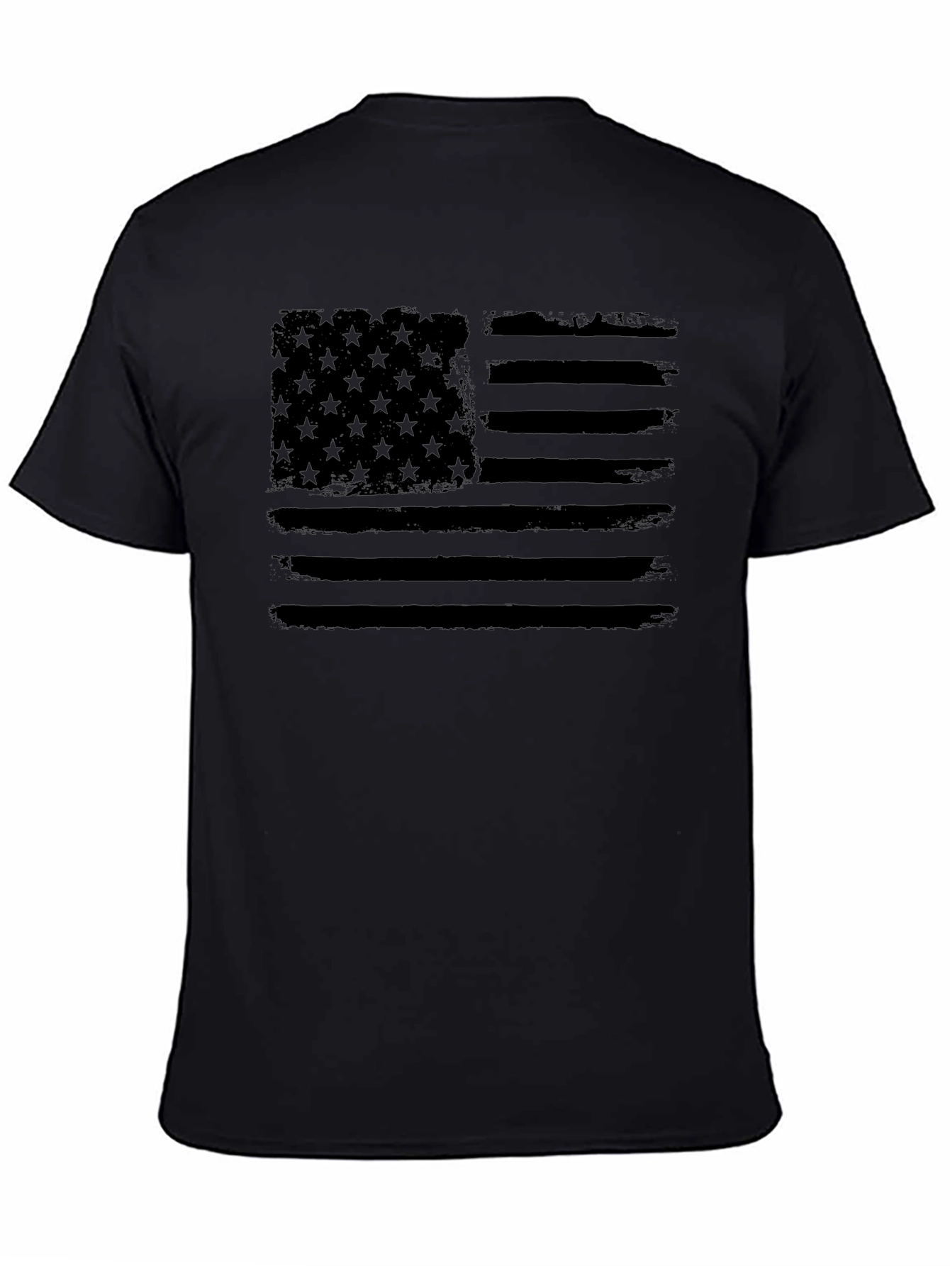 Distressed American Flag Graphic T-Shirt