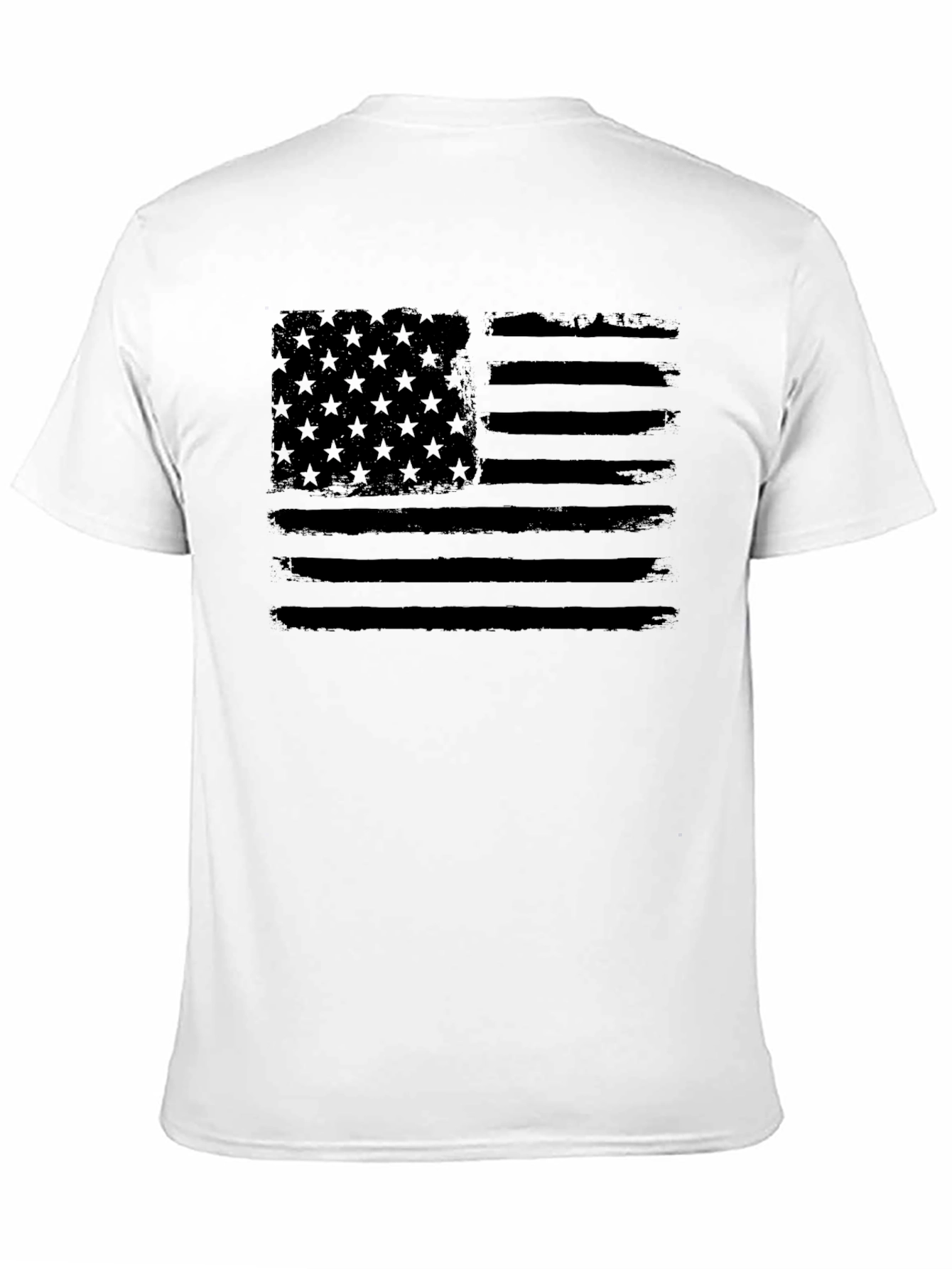 Distressed American Flag Graphic T-Shirt