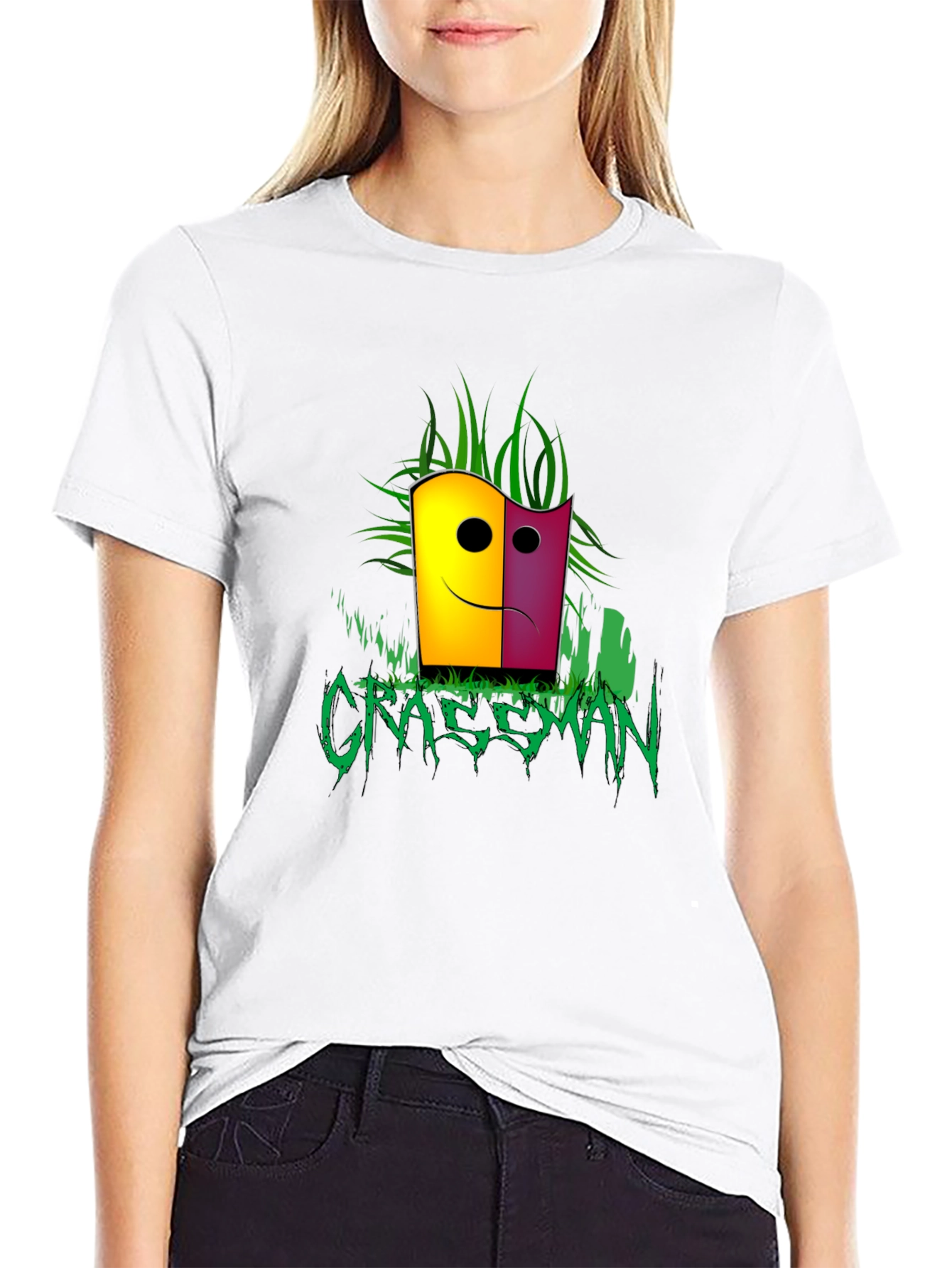 Graceman Black Graphic Tee