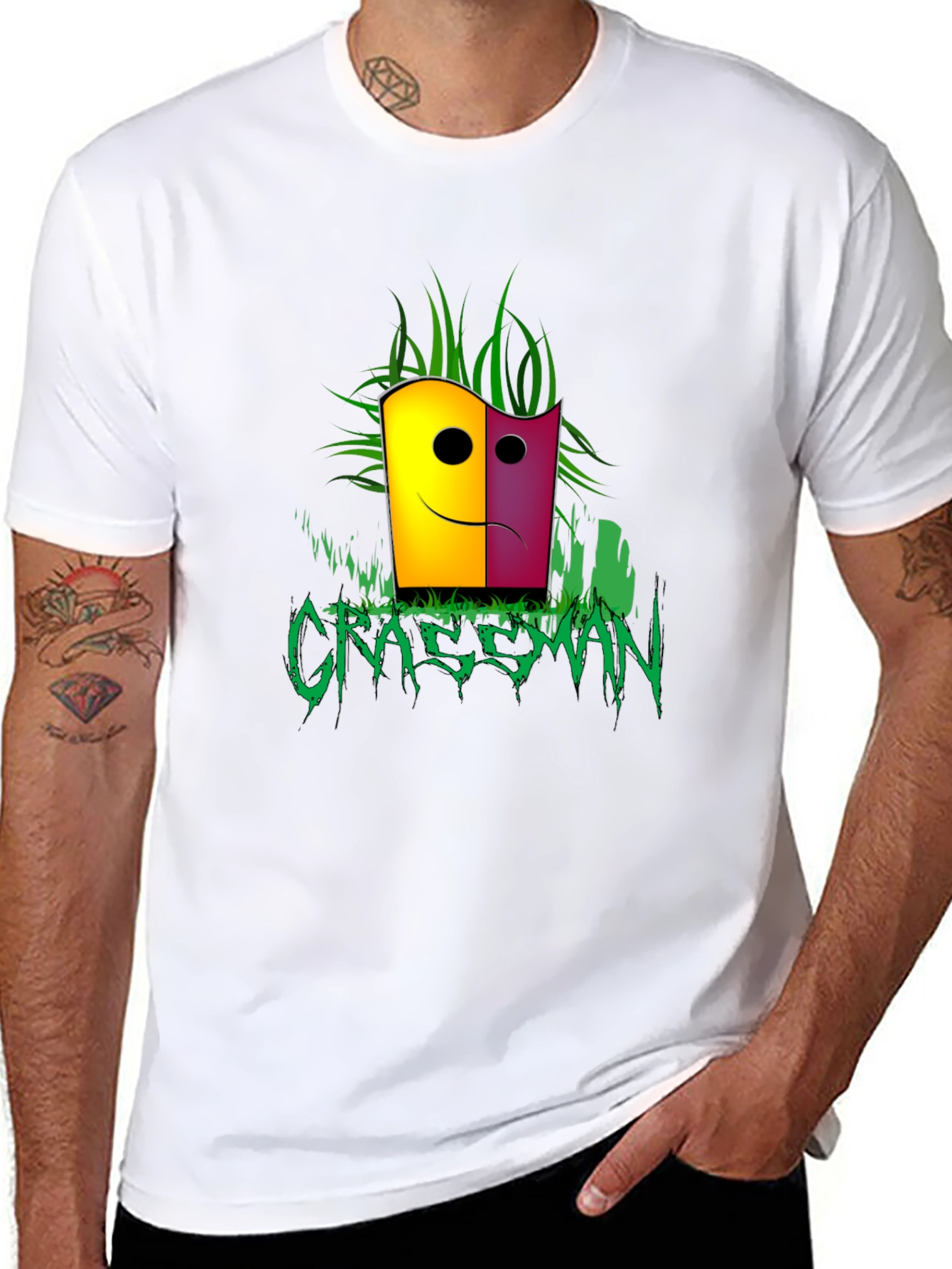Graceman Black Graphic Tee