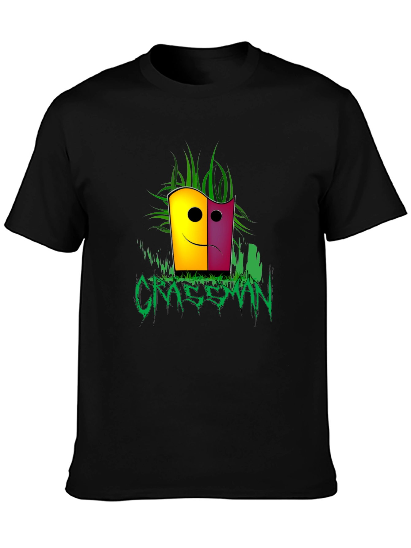 Graceman Black Graphic Tee