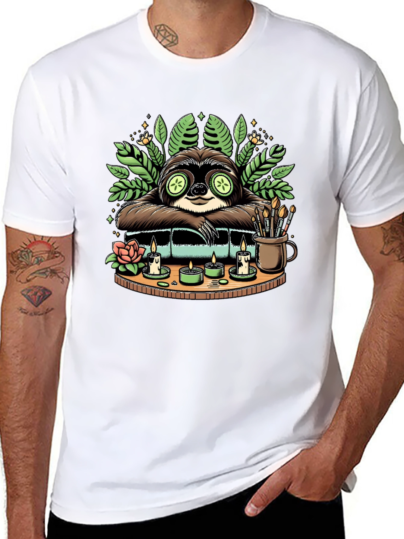 Relaxing Sloth Spa T-Shirt