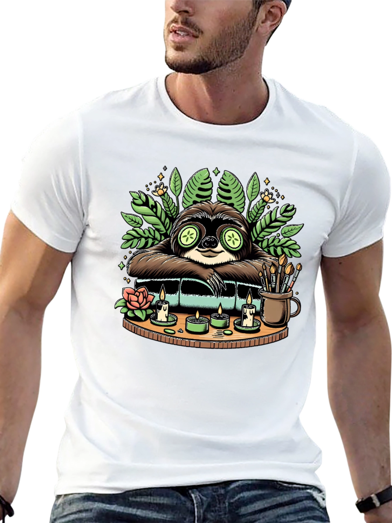 Relaxing Sloth Spa T-Shirt