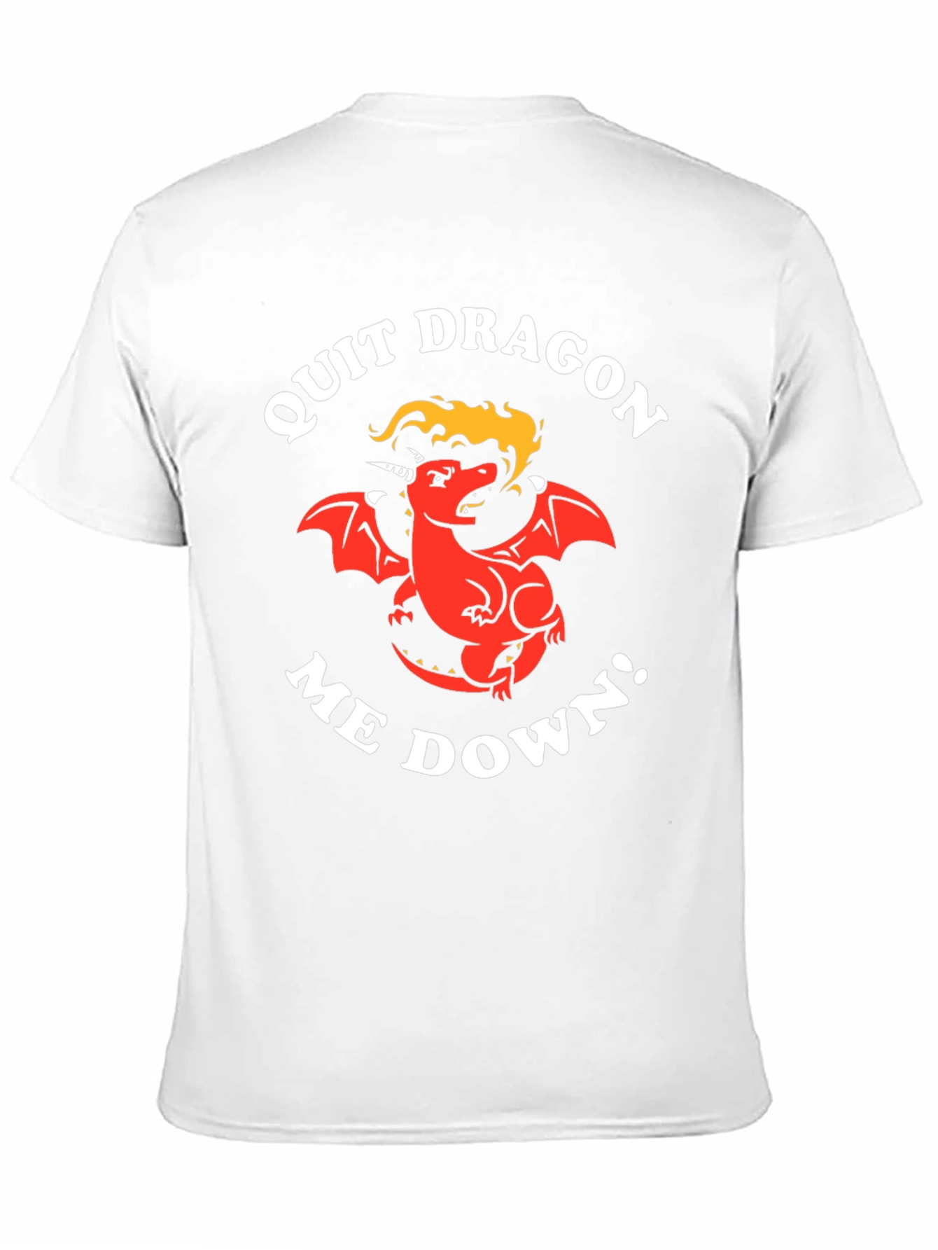 Quit Dragon Me Down Black T-Shirt