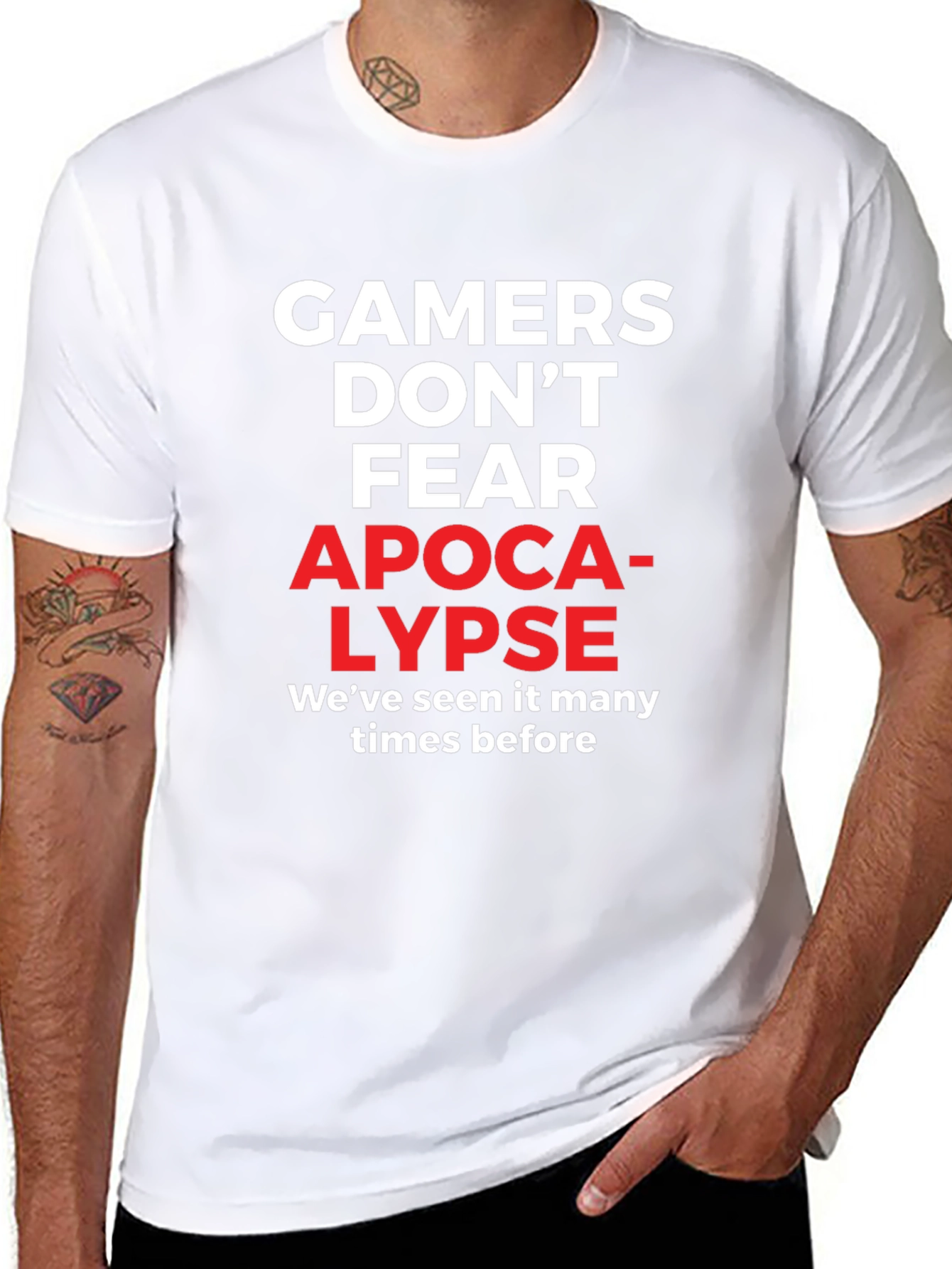 Gamers Dont Fear Apocalypse T-Shirt