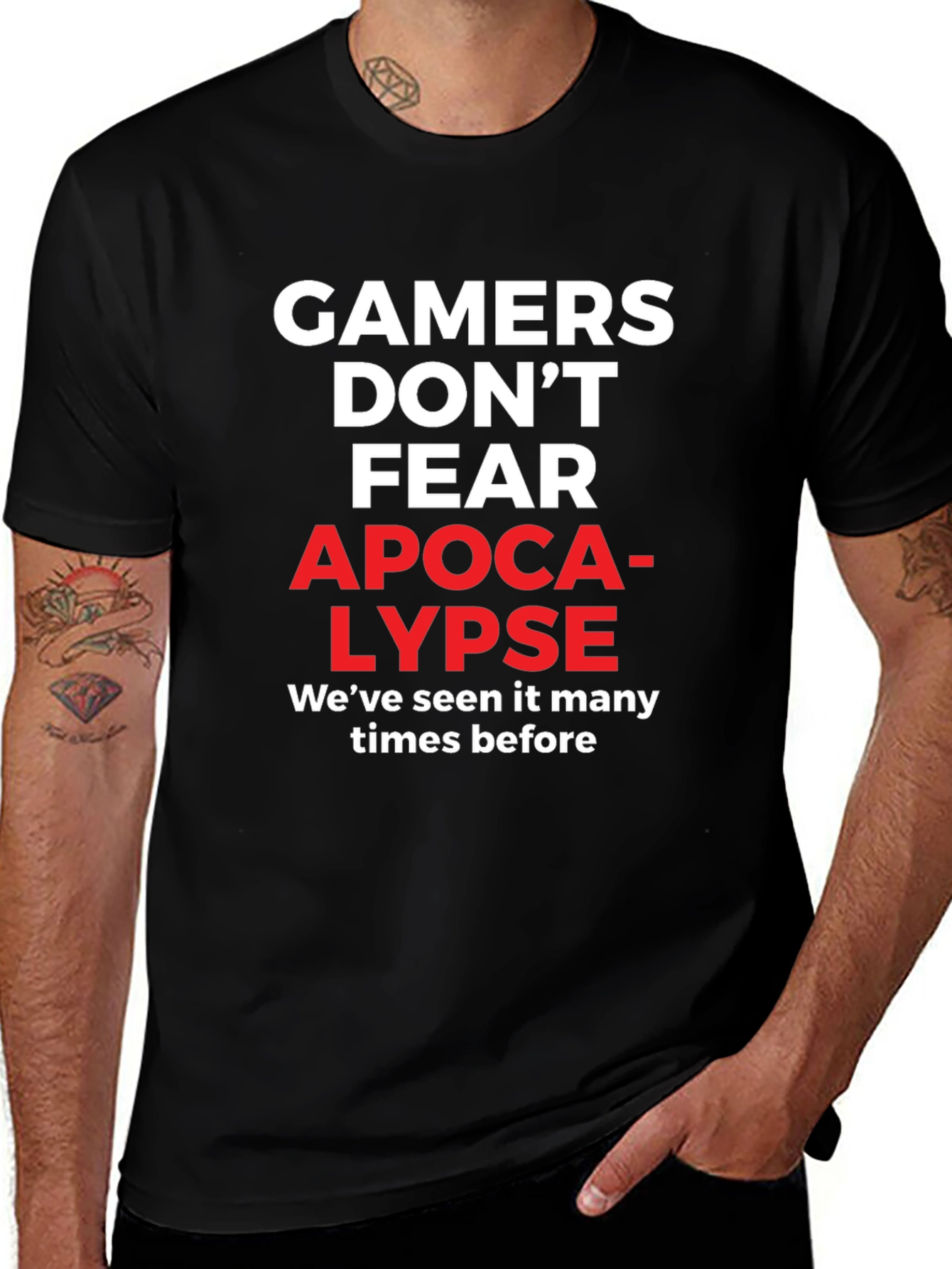 Gamers Dont Fear Apocalypse T-Shirt