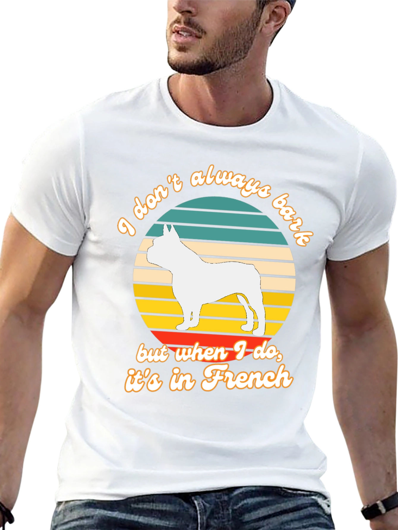 Funny French Bulldog T-Shirt - I Dont Always Bark
