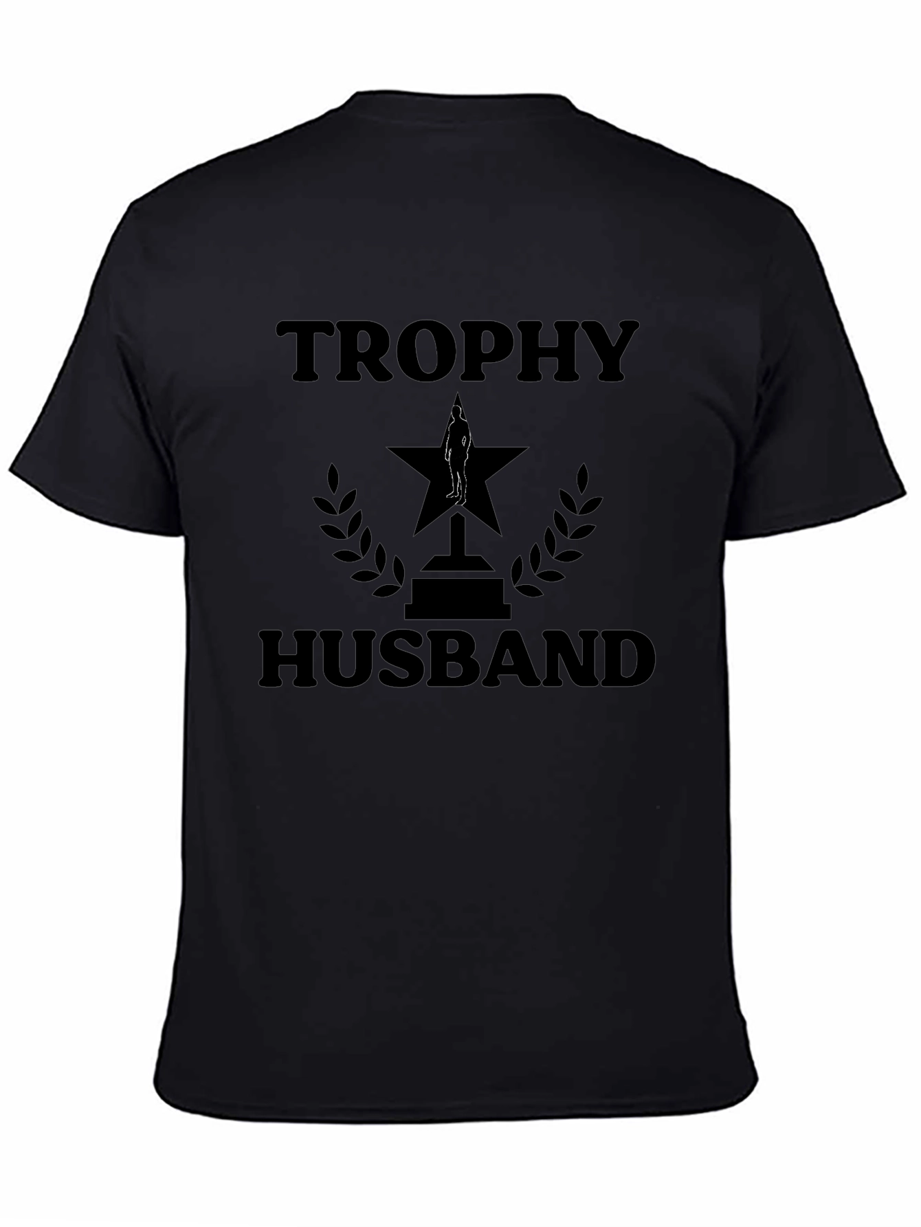 Trophy Husband Graphic Tee - Black