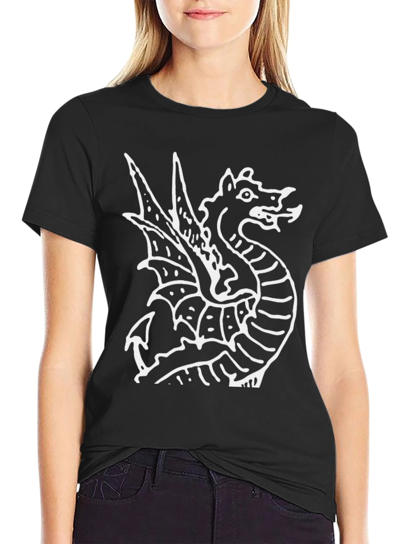 Dragon Graphic Black T-Shirt