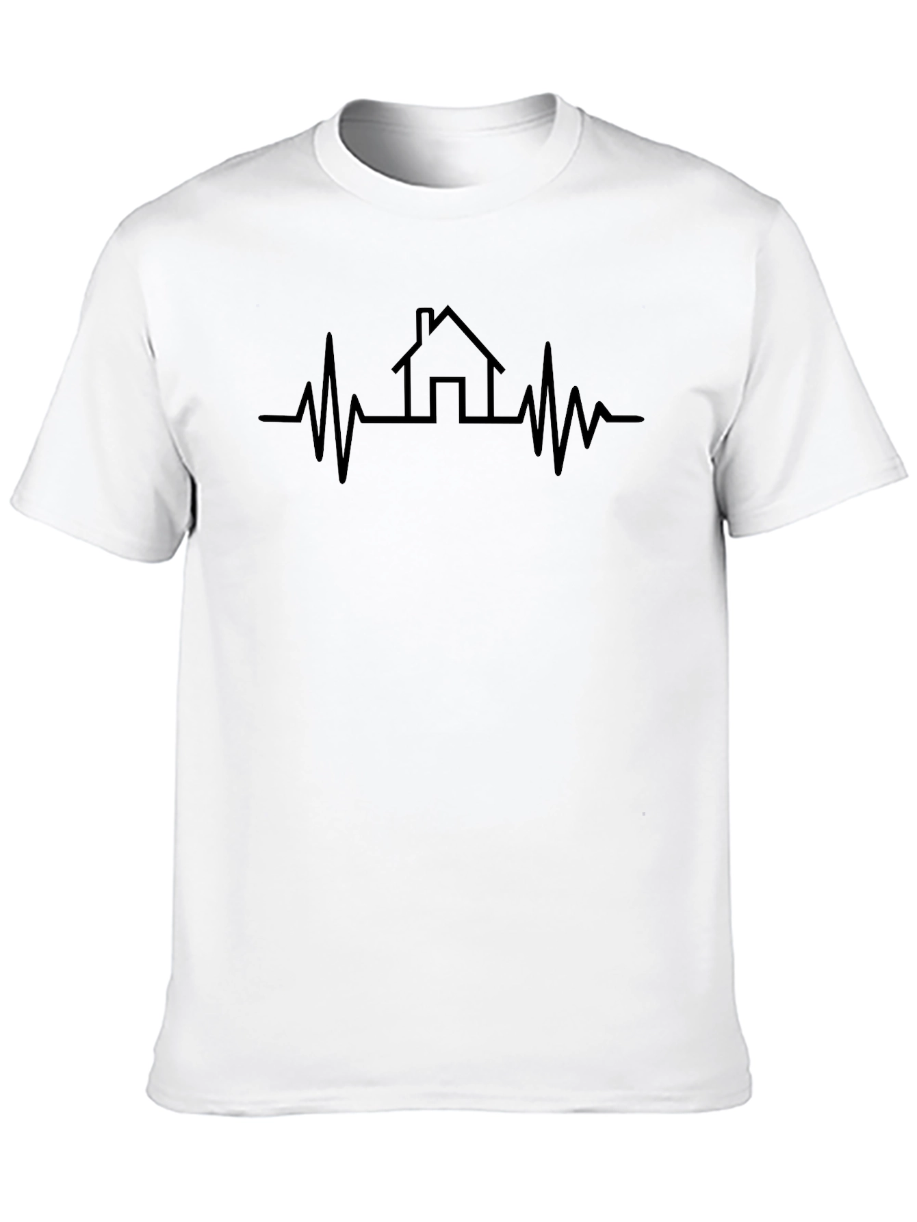 House Beat T-Shirt - Heartbeat Home Design Tee