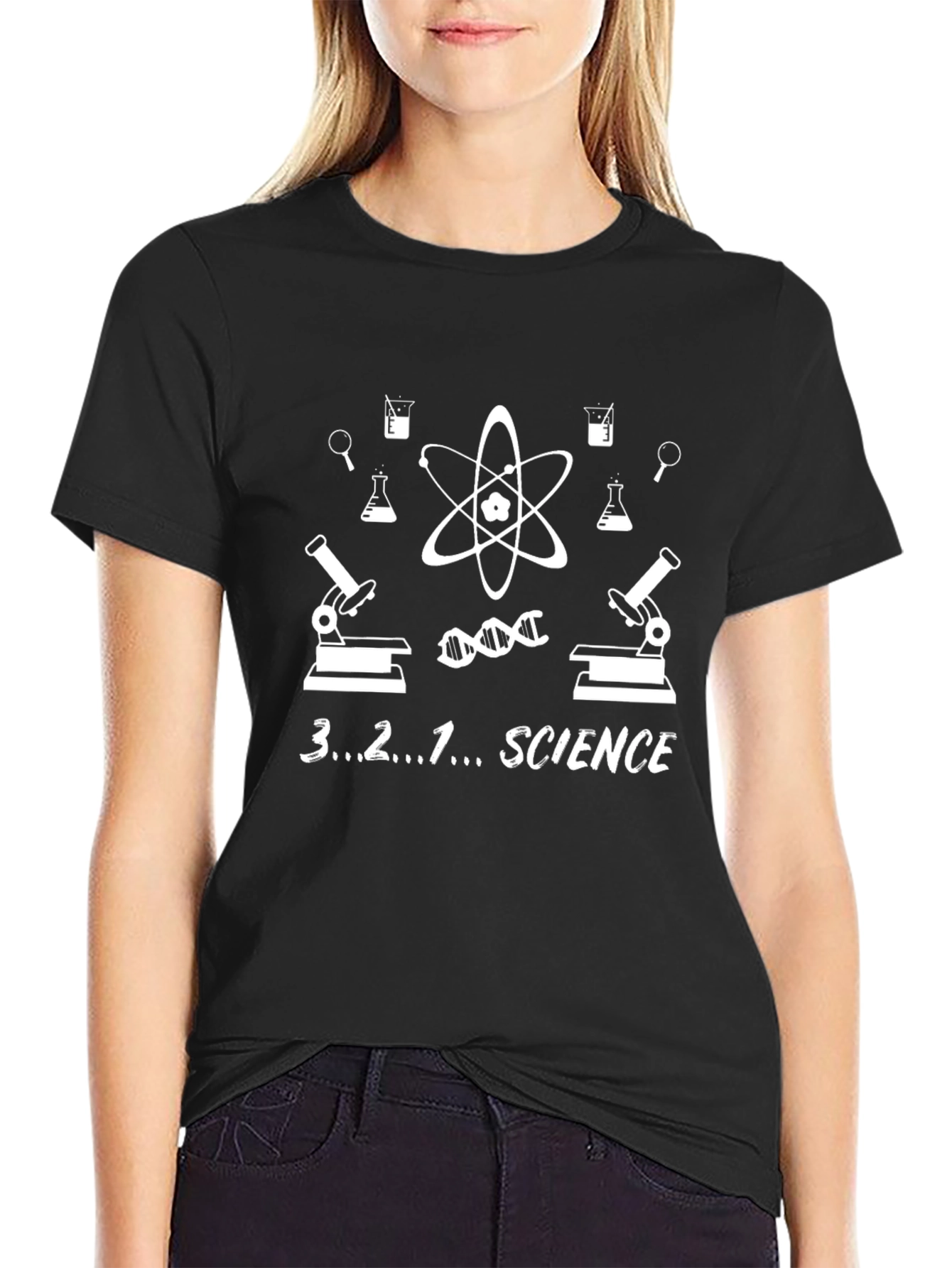 Science T-Shirt - Geeky Atom Design