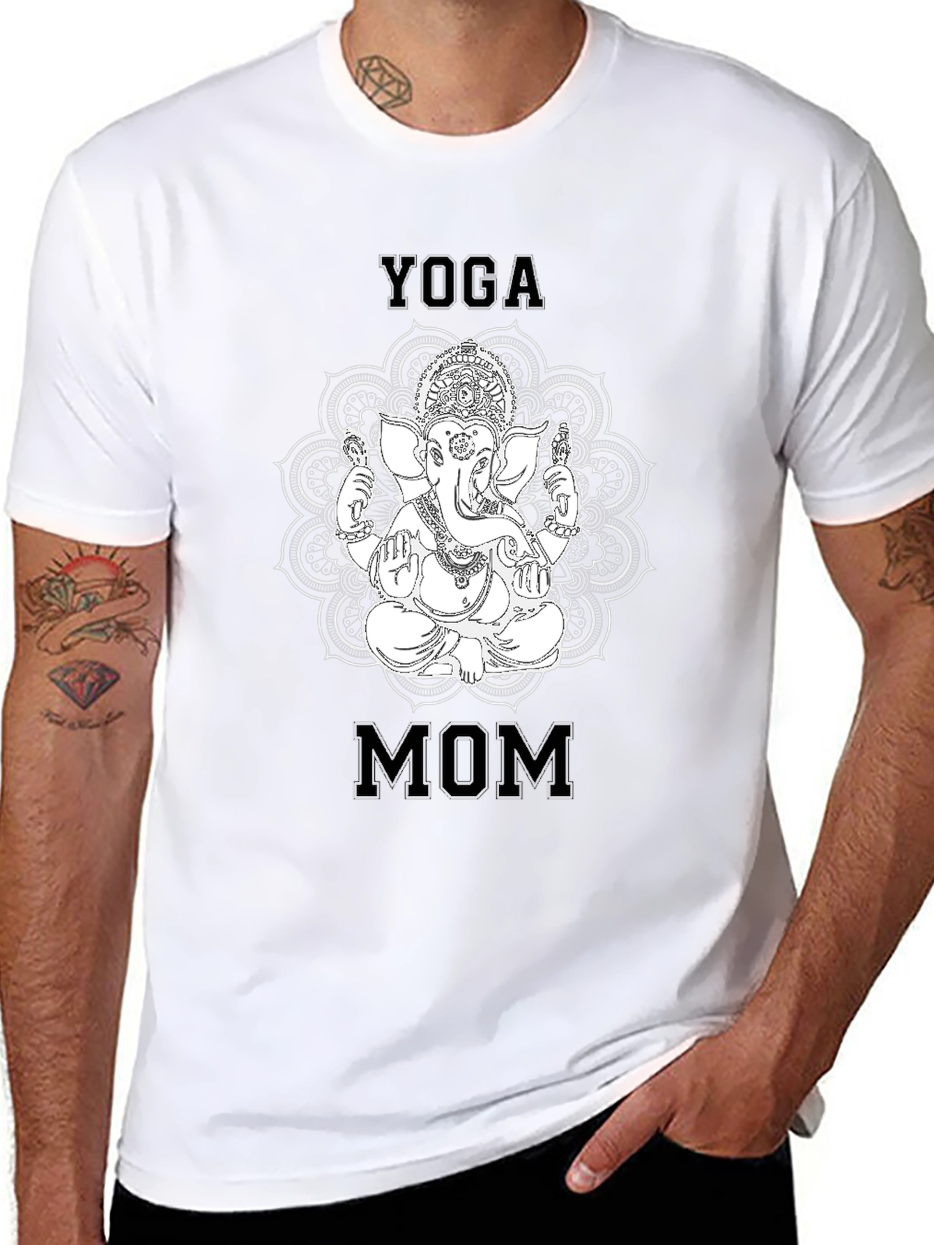 Yoga Mom Ganesha Graphic Tee
