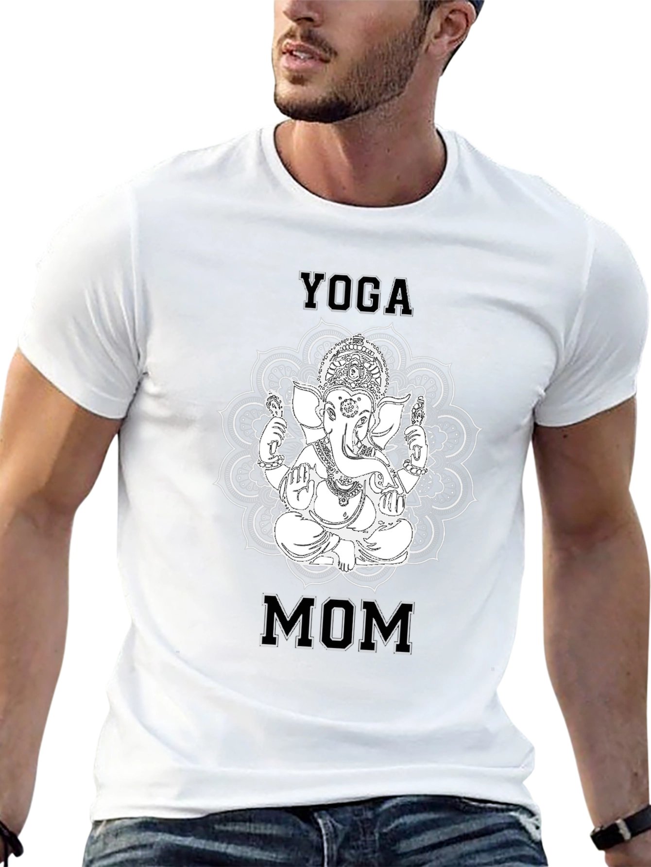 Yoga Mom Ganesha Graphic Tee
