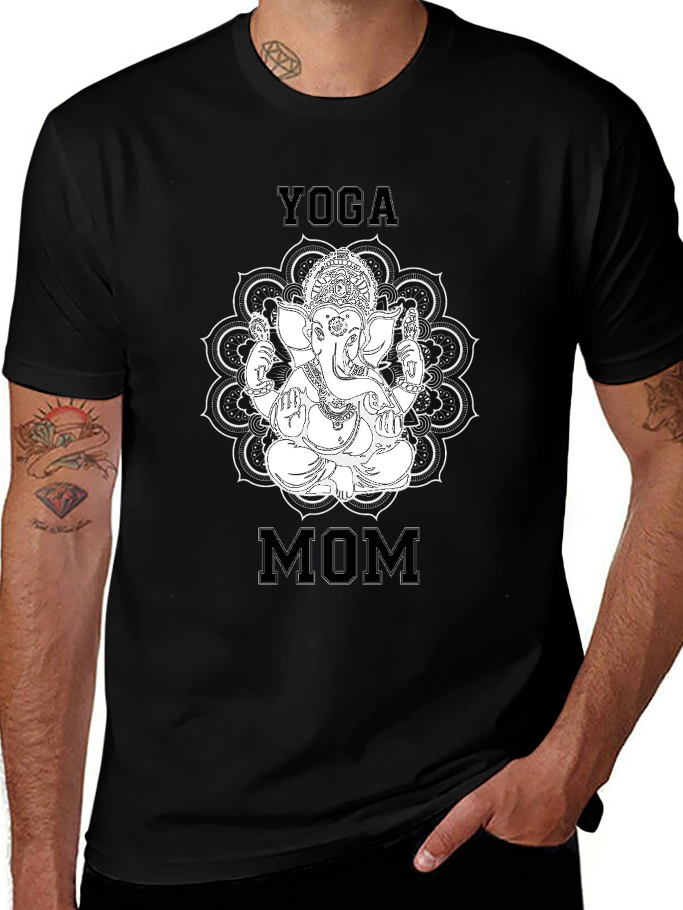 Yoga Mom Ganesha Graphic Tee