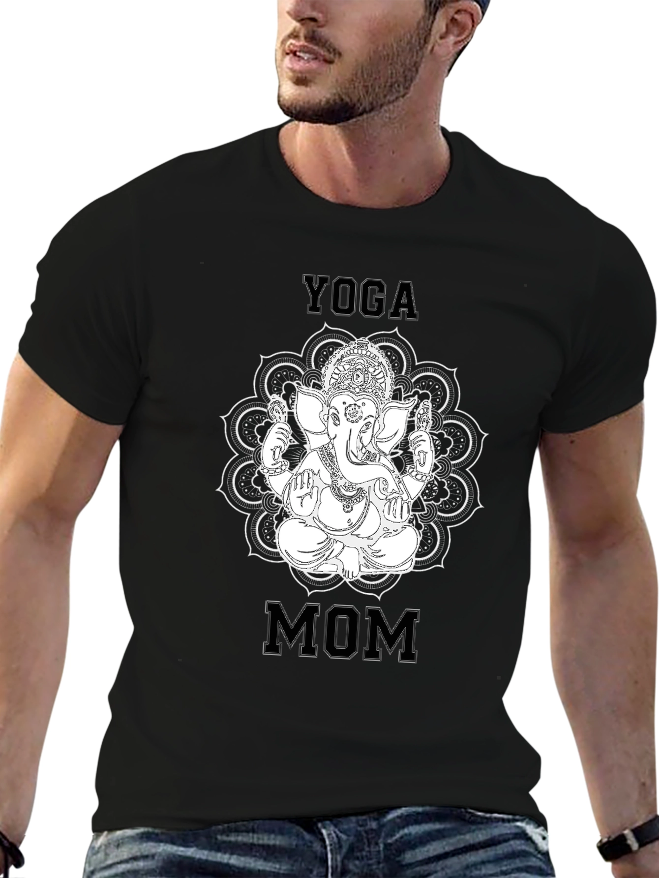 Yoga Mom Ganesha Graphic Tee