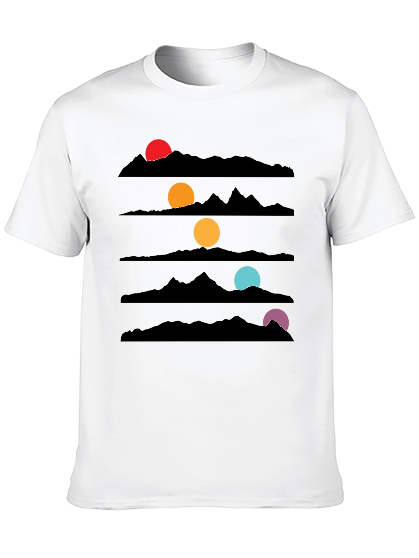Sunset Mountainscape Graphic Tee