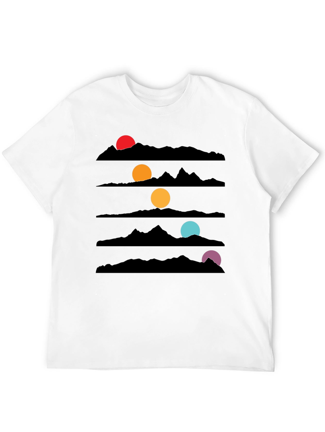 Sunset Mountainscape Graphic Tee