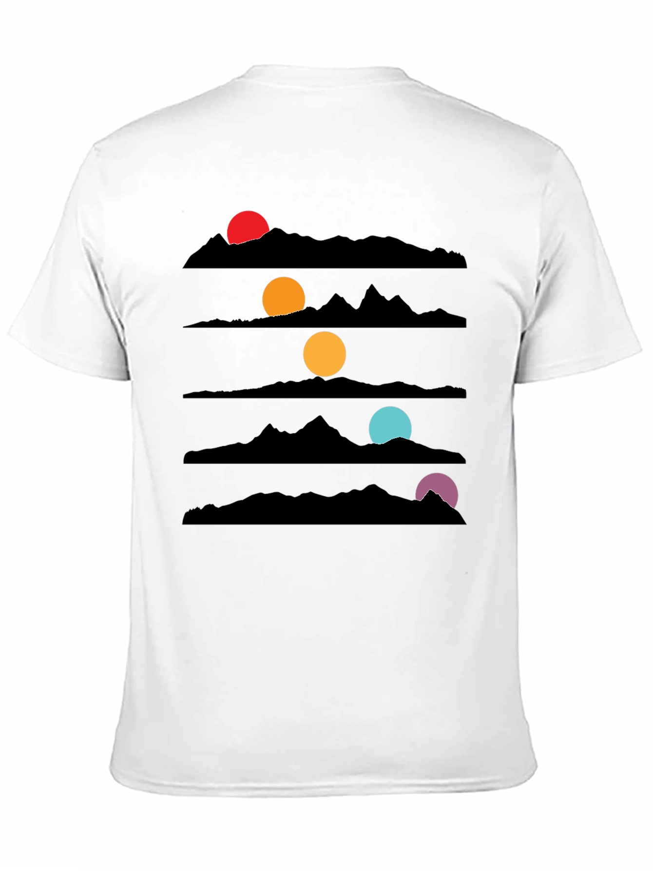 Sunset Mountainscape Graphic Tee