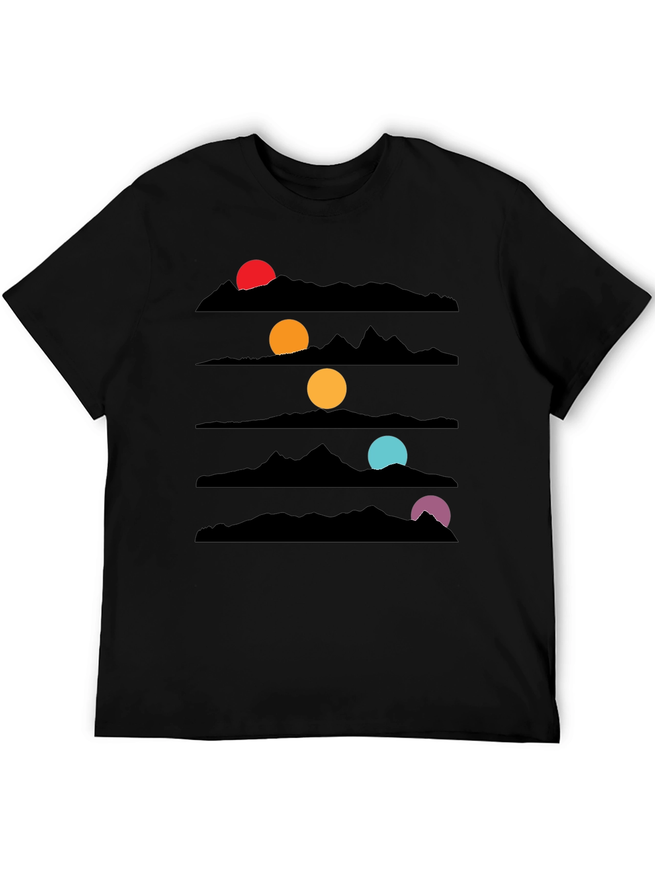 Sunset Mountainscape Graphic Tee