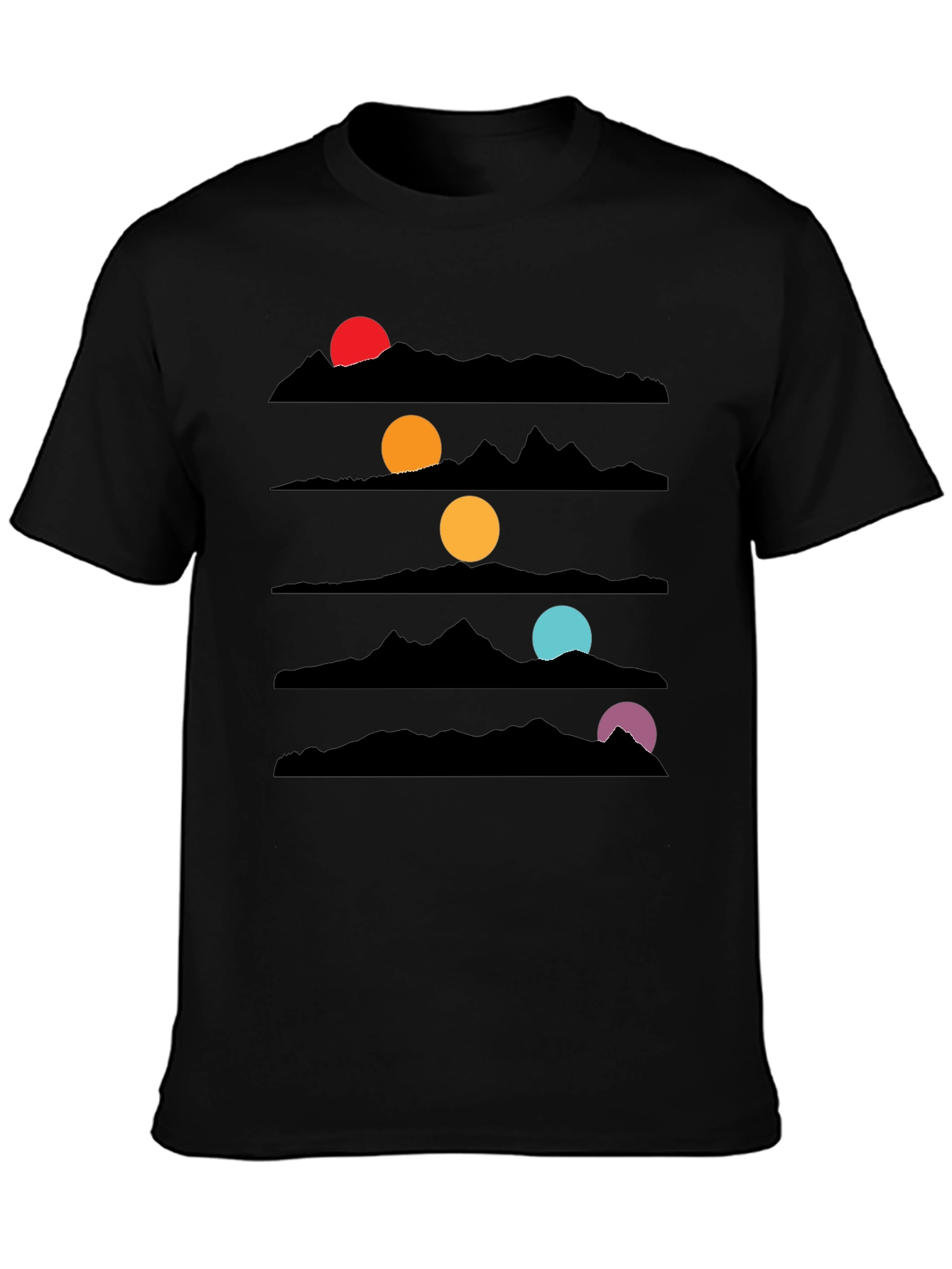 Sunset Mountainscape Graphic Tee