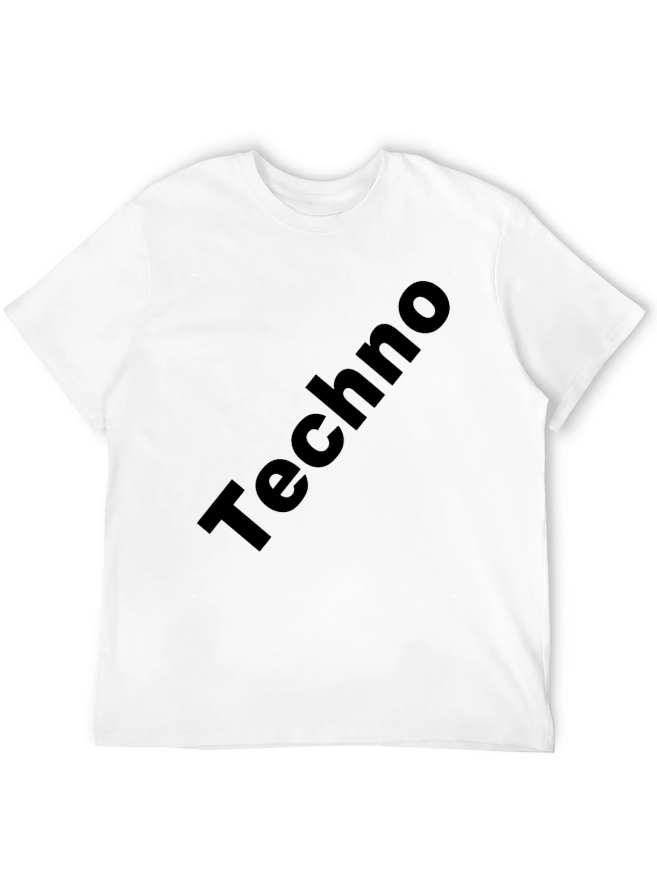 Techno Black T-Shirt - Stylish Music Tee