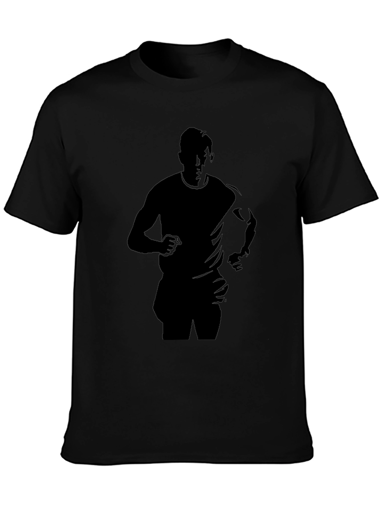 Silhouette Runner Black T-Shirt