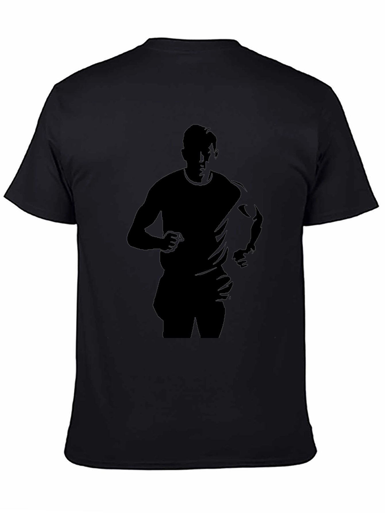 Silhouette Runner Black T-Shirt
