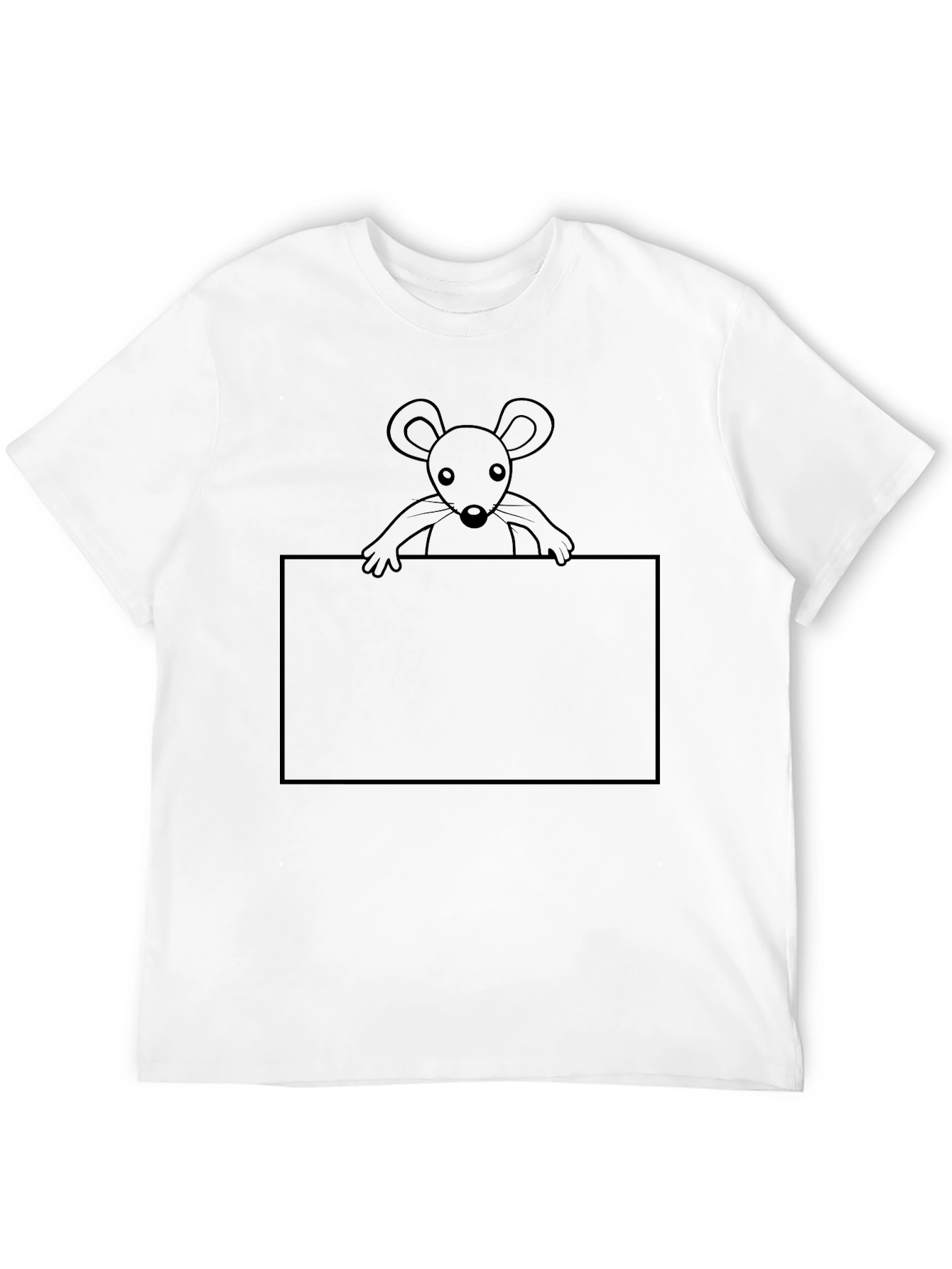 Black Mouse Graphic T-Shirt