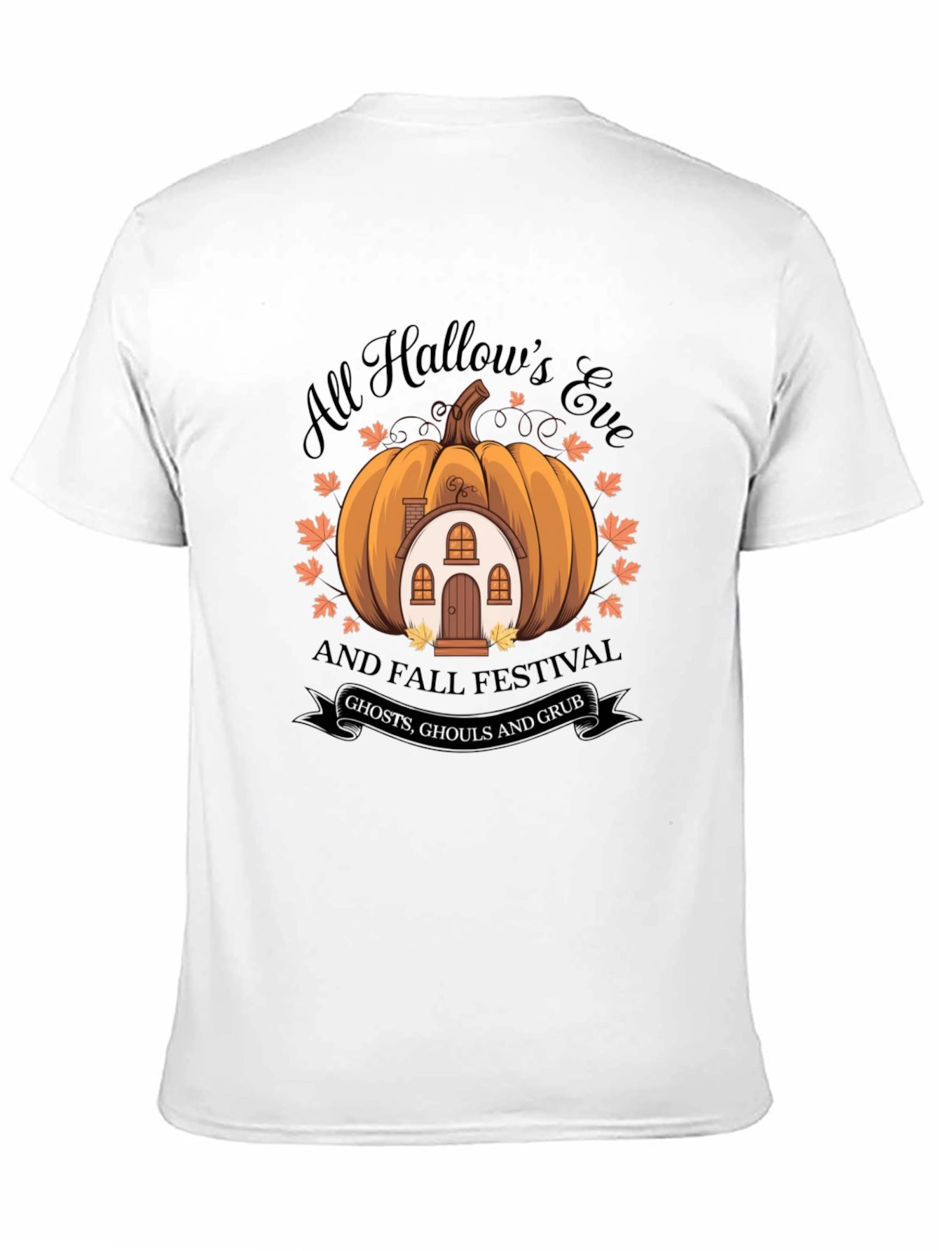 All Hallows Eve Pumpkin House T-Shirt