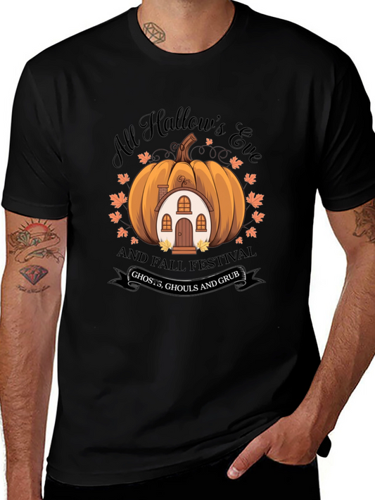 All Hallows Eve Pumpkin House T-Shirt