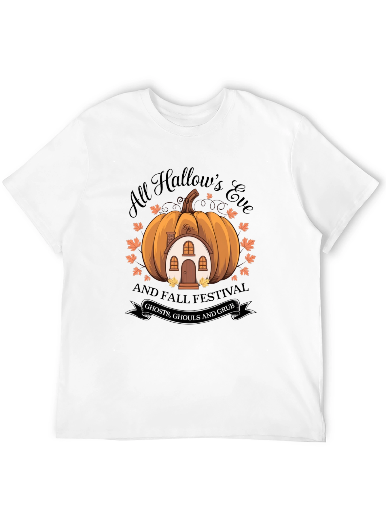 All Hallows Eve Pumpkin House T-Shirt