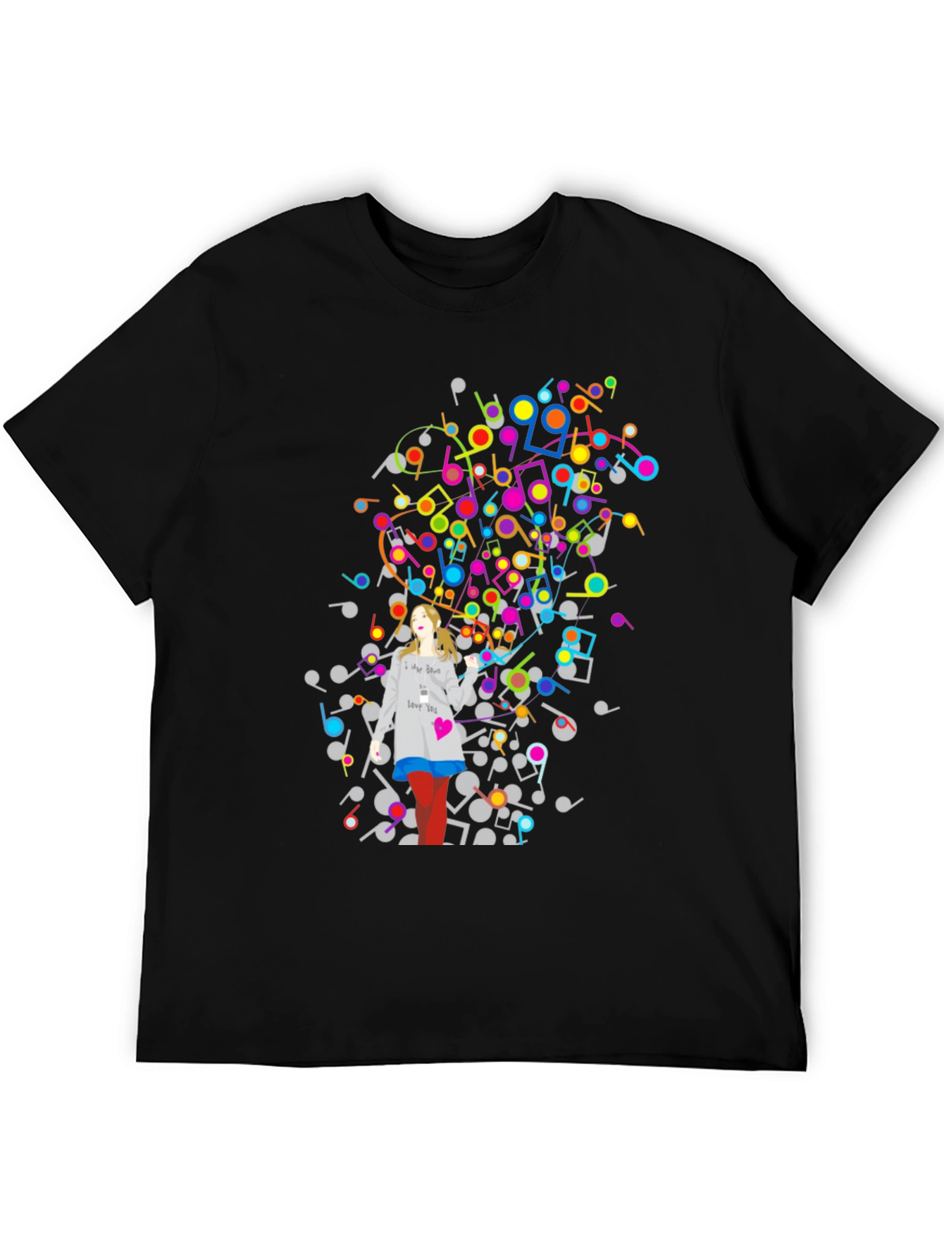 Musical Notes Graphic Tee - Unisex