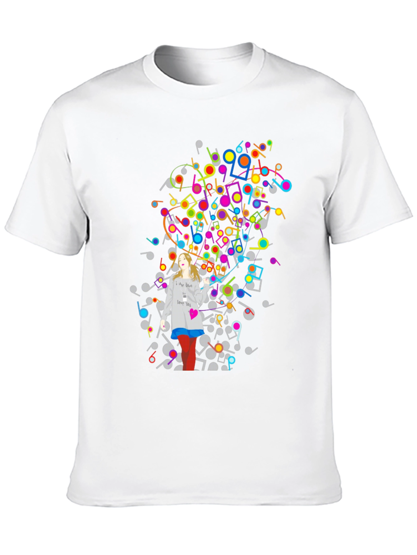 Musical Notes Graphic Tee - Unisex