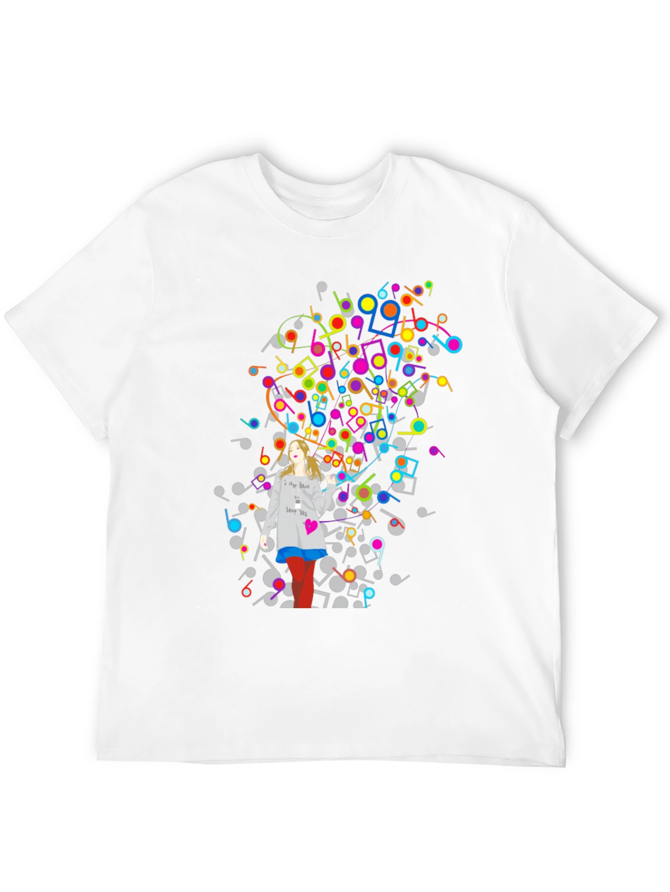 Musical Notes Graphic Tee - Unisex