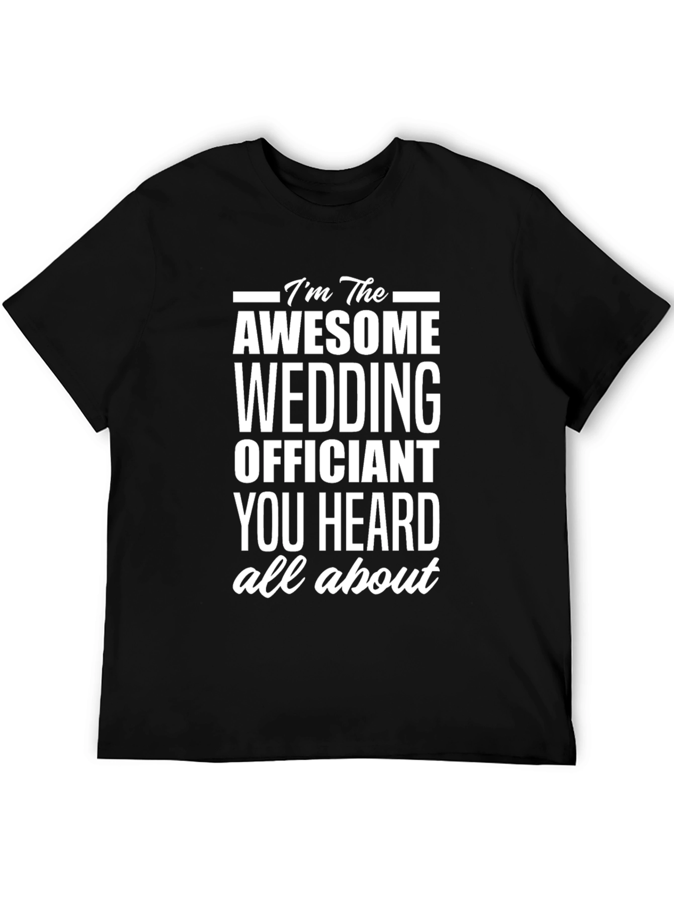 Awesome Wedding Officiant T-Shirt