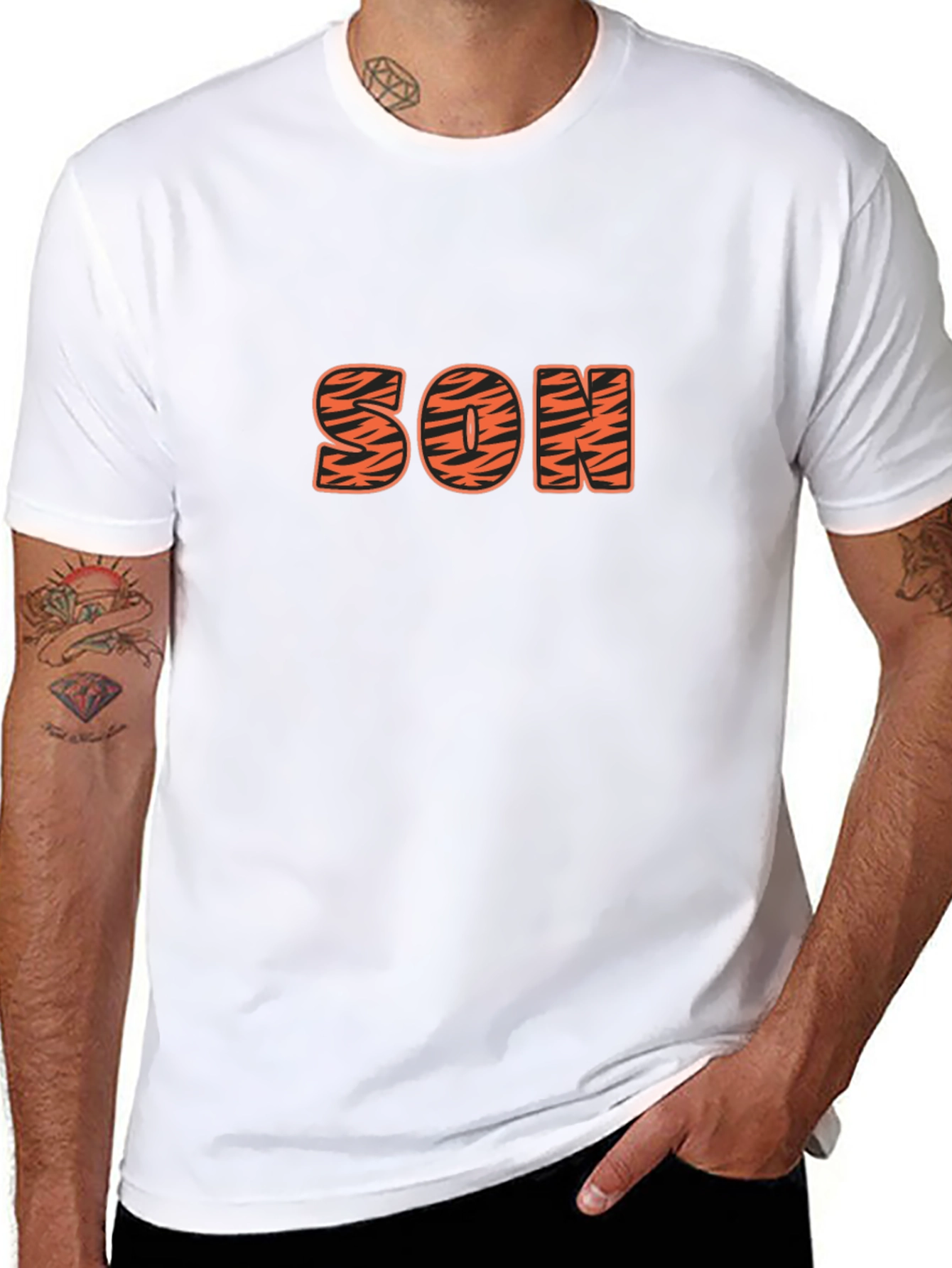 Tiger Stripe SON Graphic T-Shirt