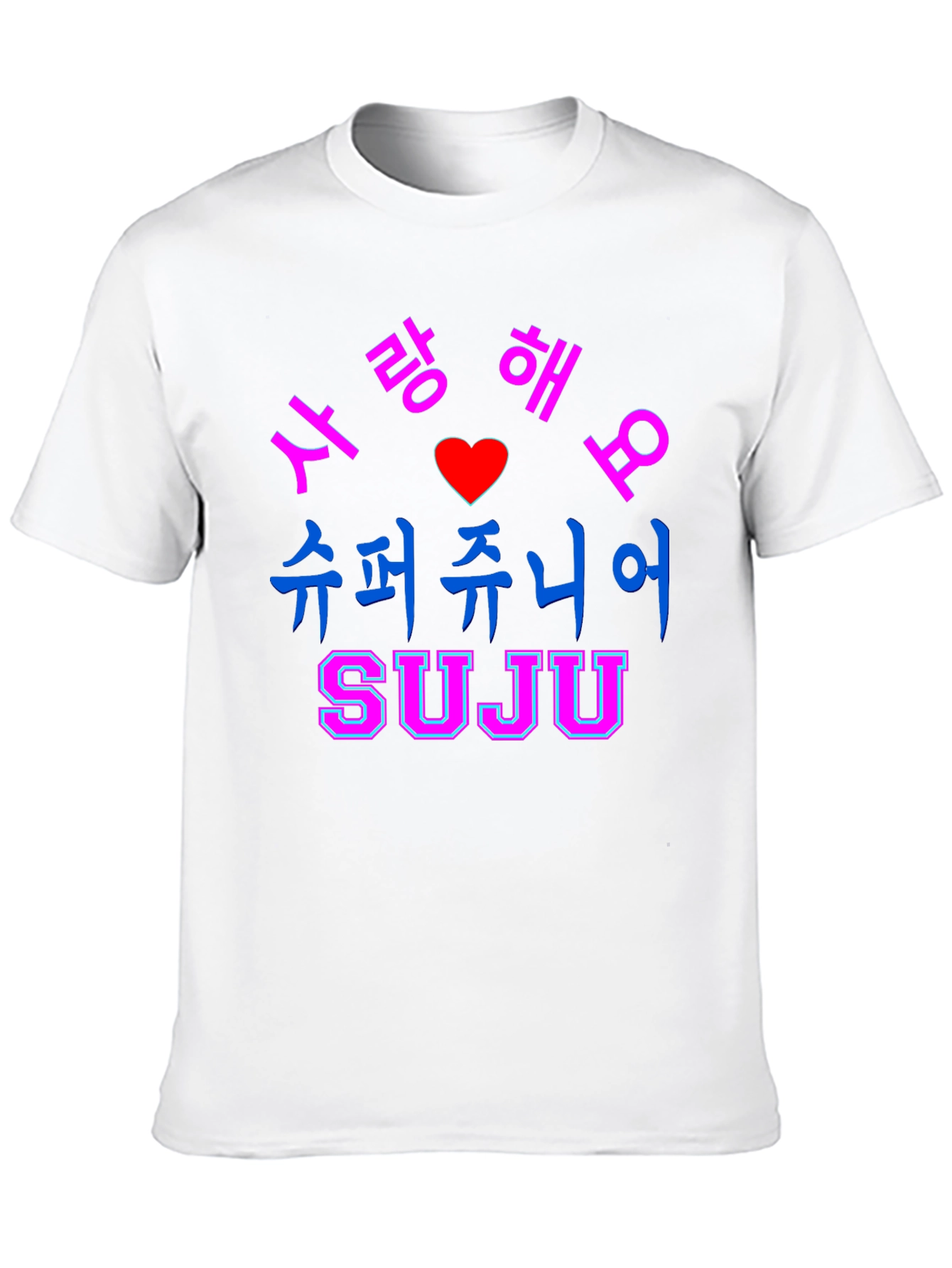 Super Junior SUJU Korean Phrase T-Shirt
