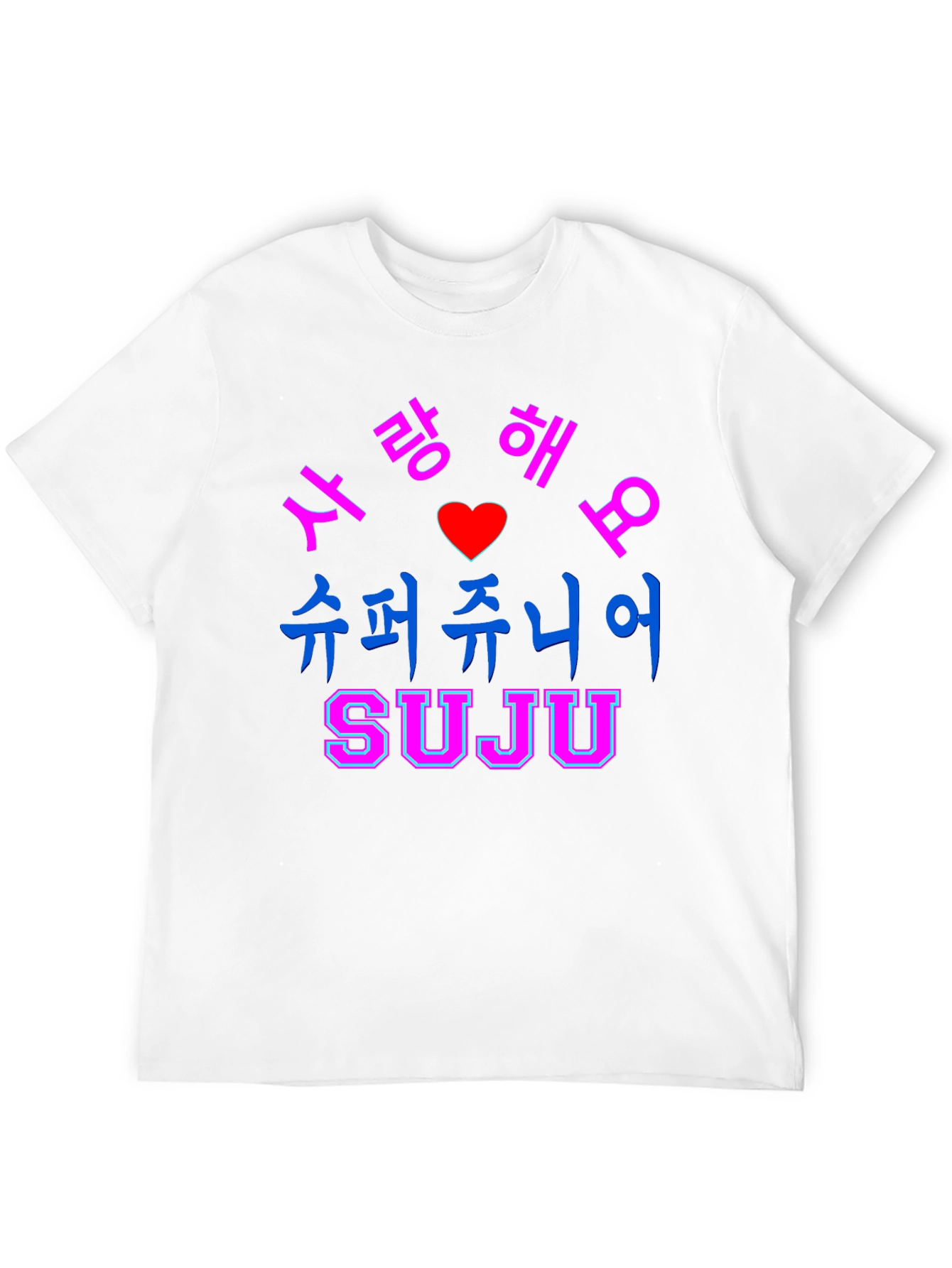 Super Junior SUJU Korean Phrase T-Shirt