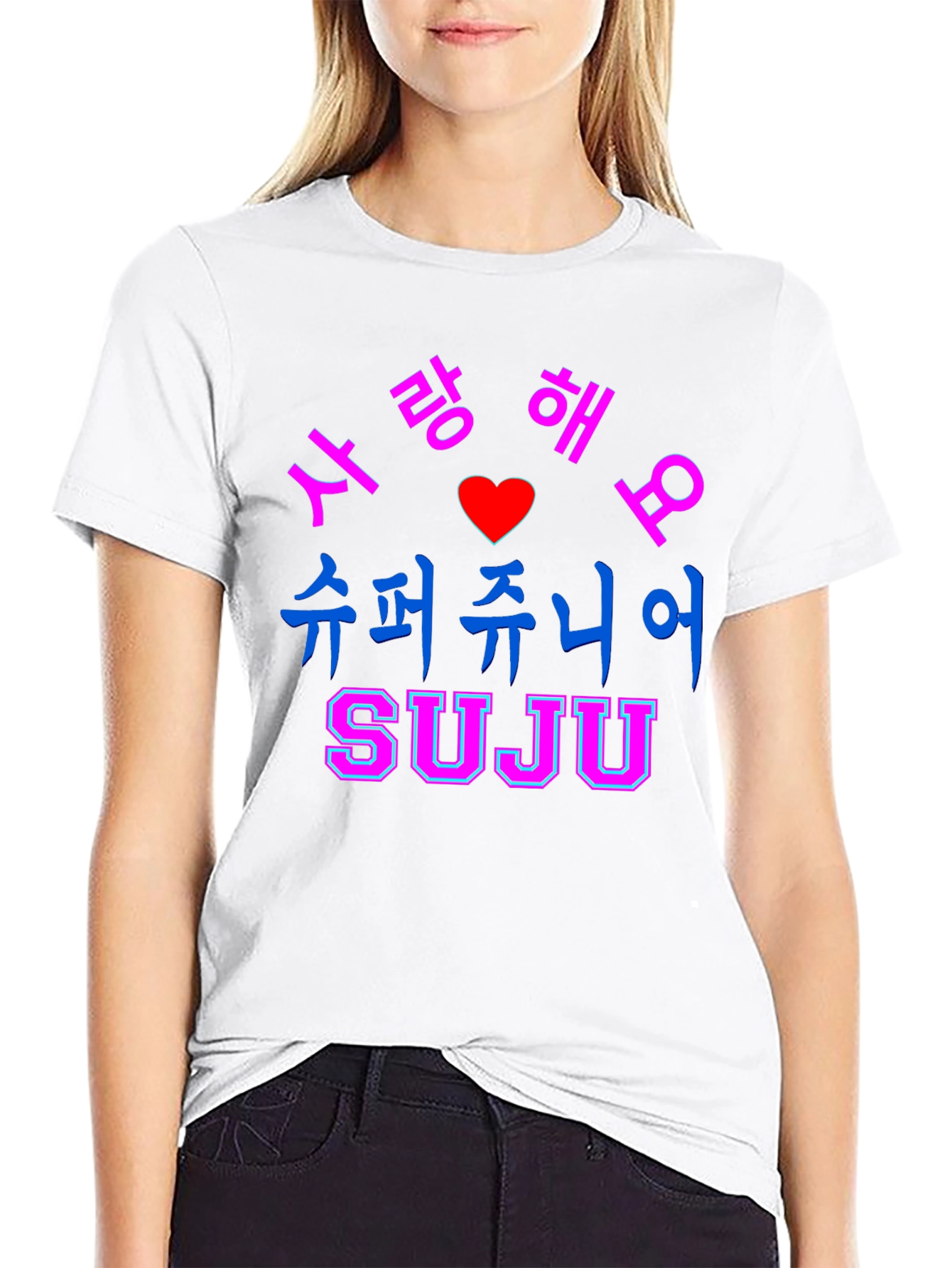 Super Junior SUJU Korean Phrase T-Shirt