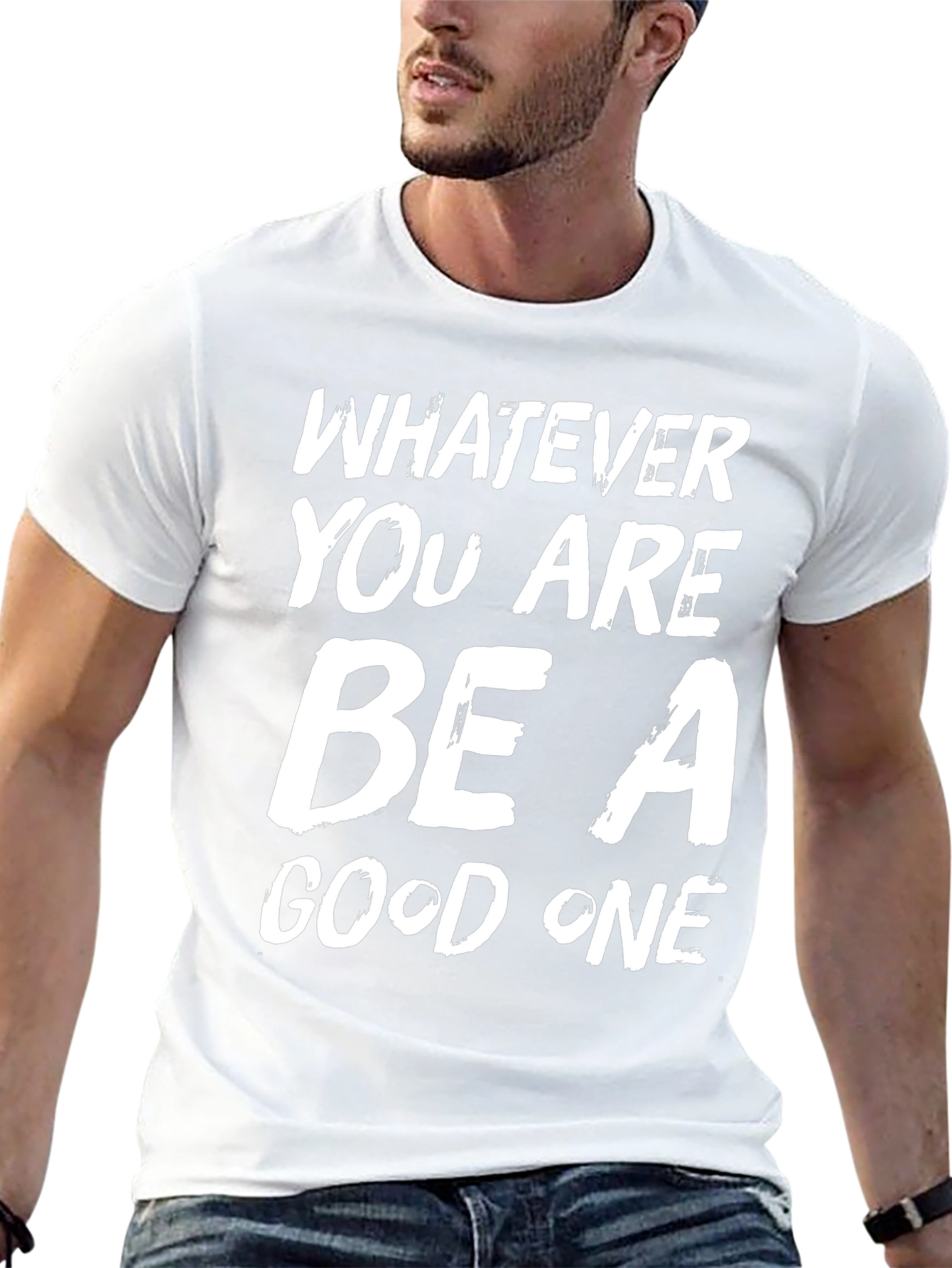 Be A Good One Black Graphic Tee