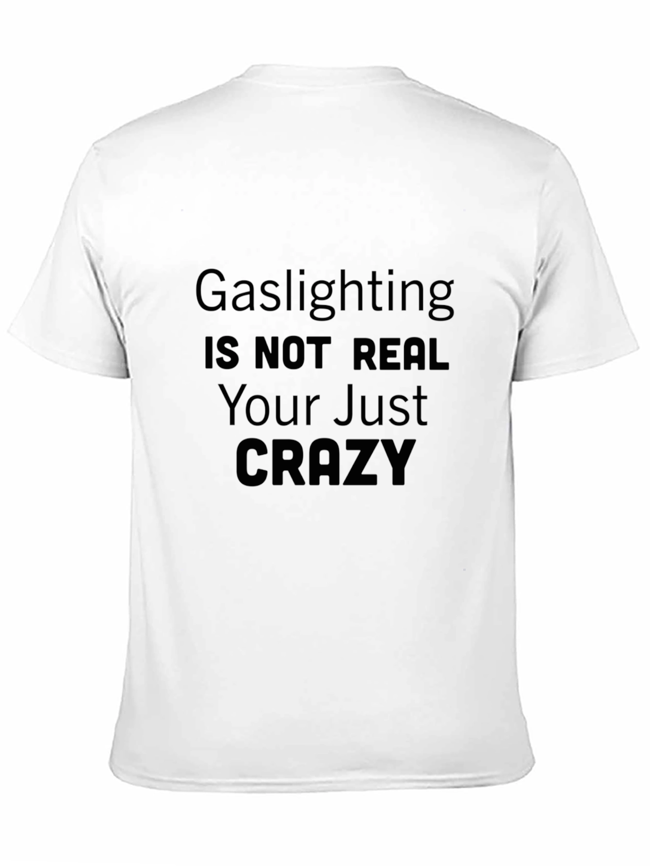 Gaslighting Graphic Tee - Black