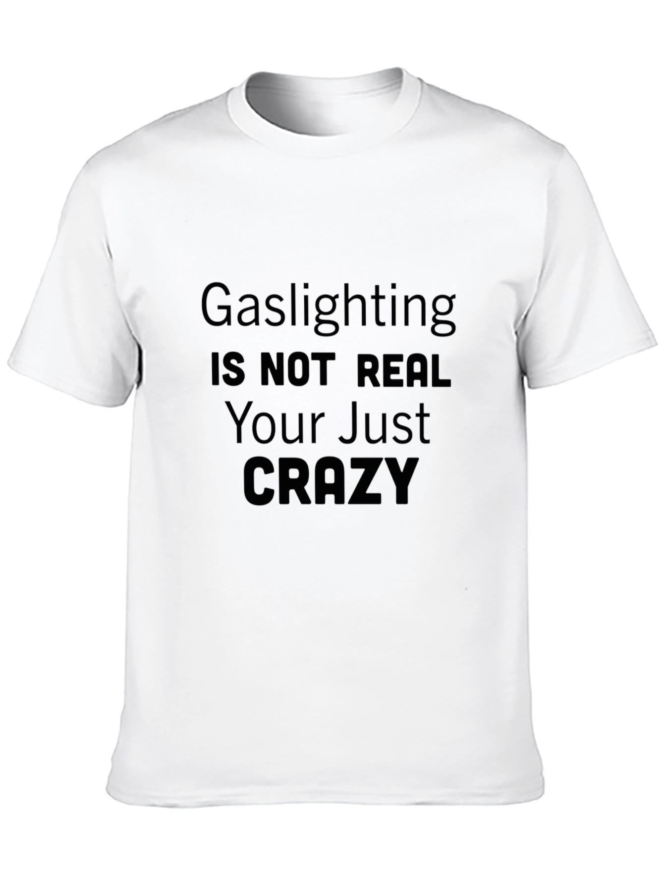 Gaslighting Graphic Tee - Black